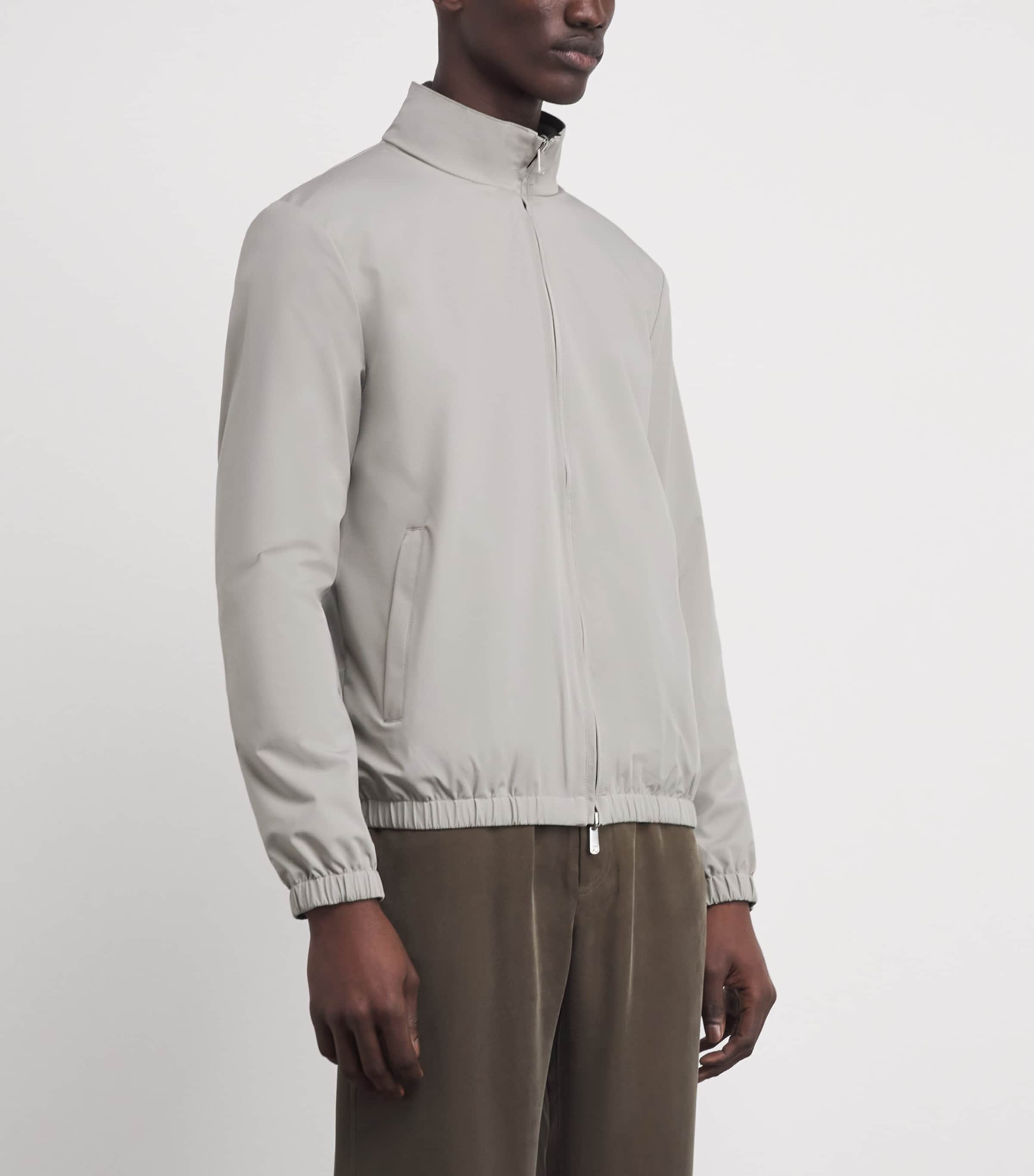 Technical Track Jacket 03-GREY/GREEN Image 3