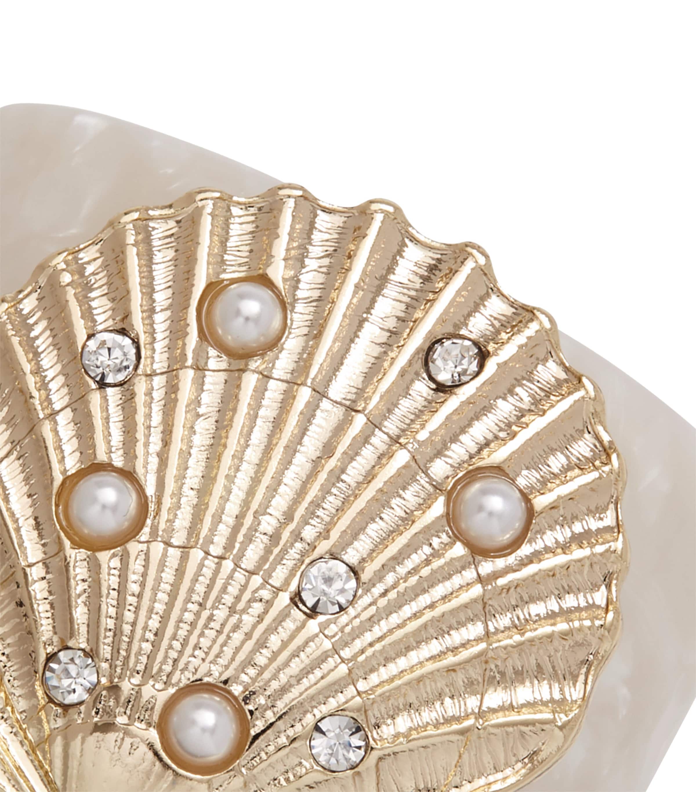 Shell Napkin Rings (Set of 4) GOLD Image 3