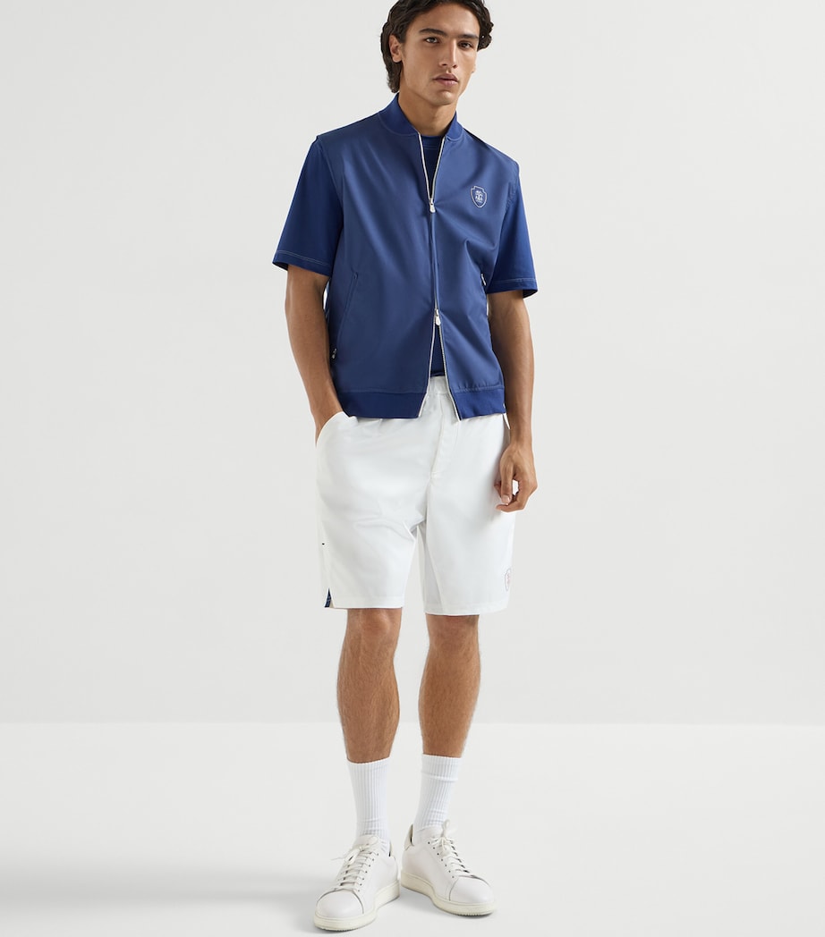 Brunello Cucinelli Mens Technical Crest T-Shirt Image 2