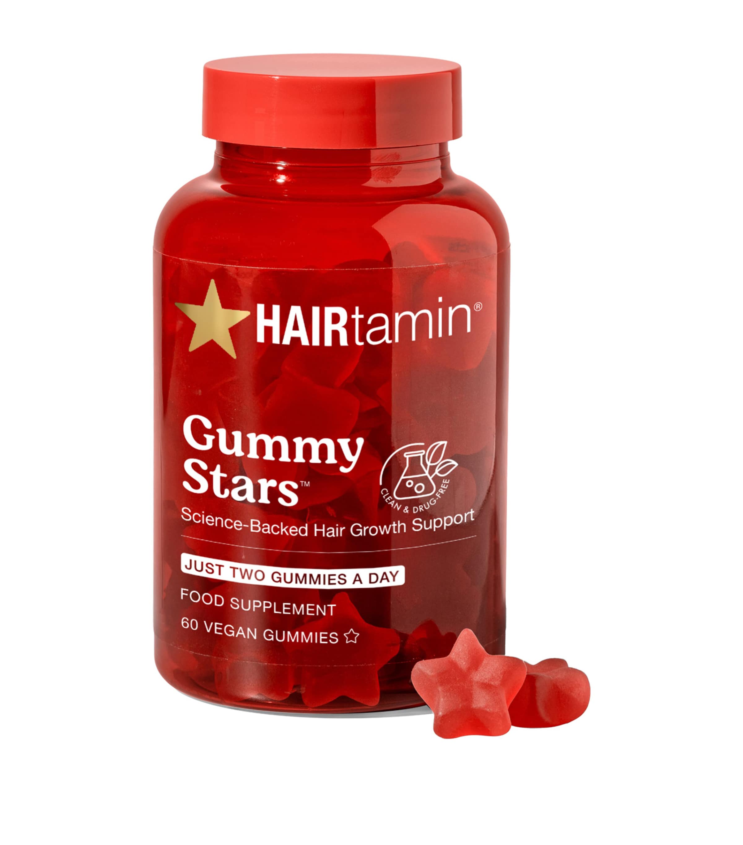 Hairtamin Gummy Stars (60 Gummies) Image 1