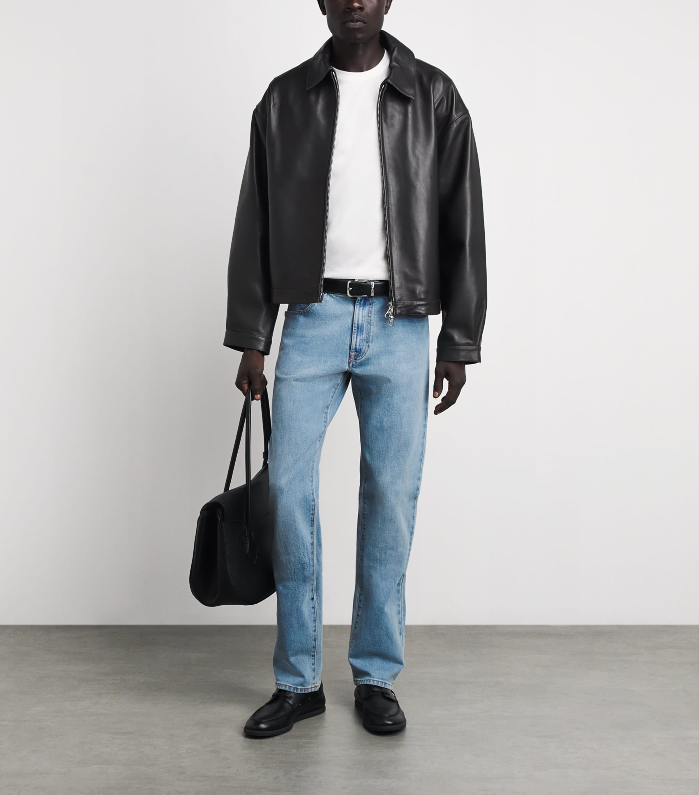 Canali Mens Straight Jeans Image 2