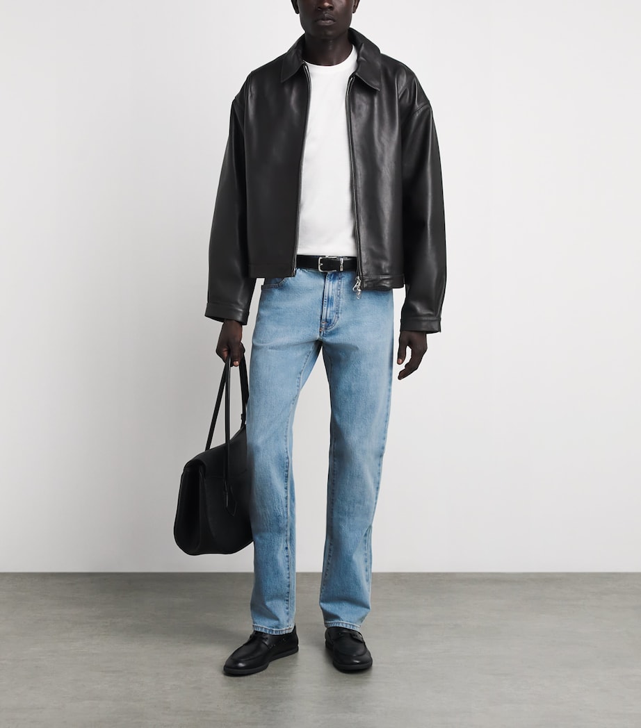Canali Mens Straight Jeans Image 2