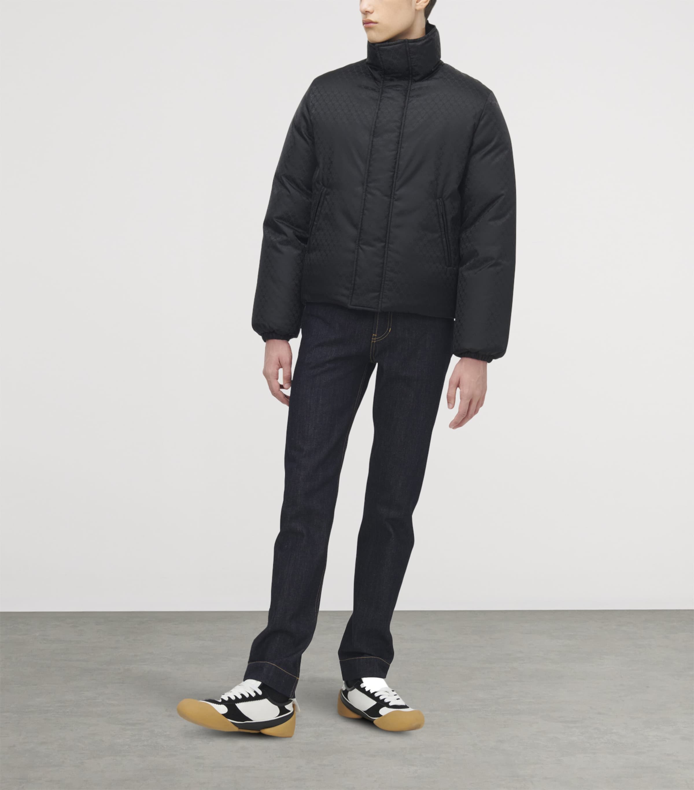 Skull Jacquard Puffer Jacket 1000 Image 2