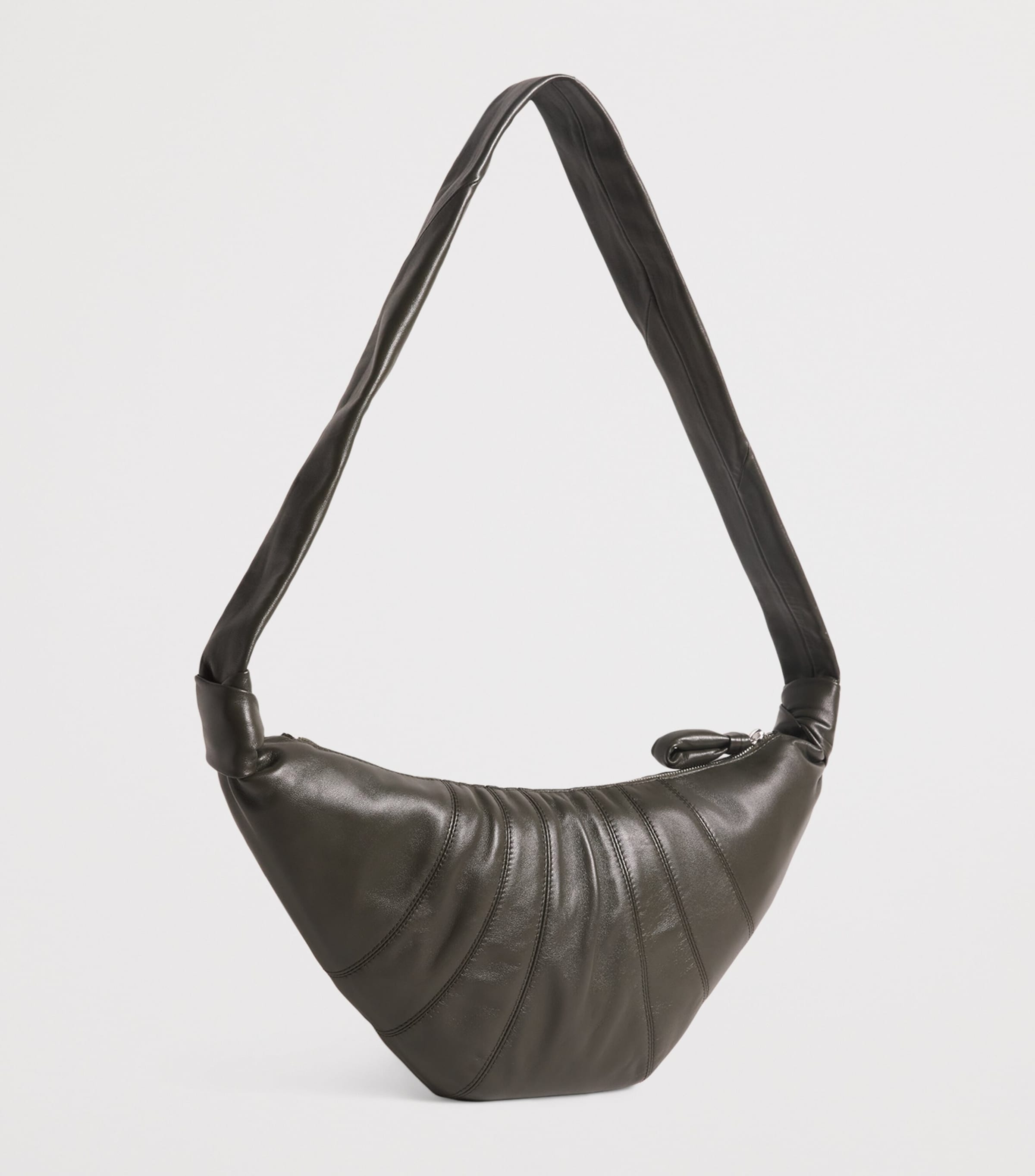 Medium Nappa Leather Croissant Bag SHERWOOD Image 3