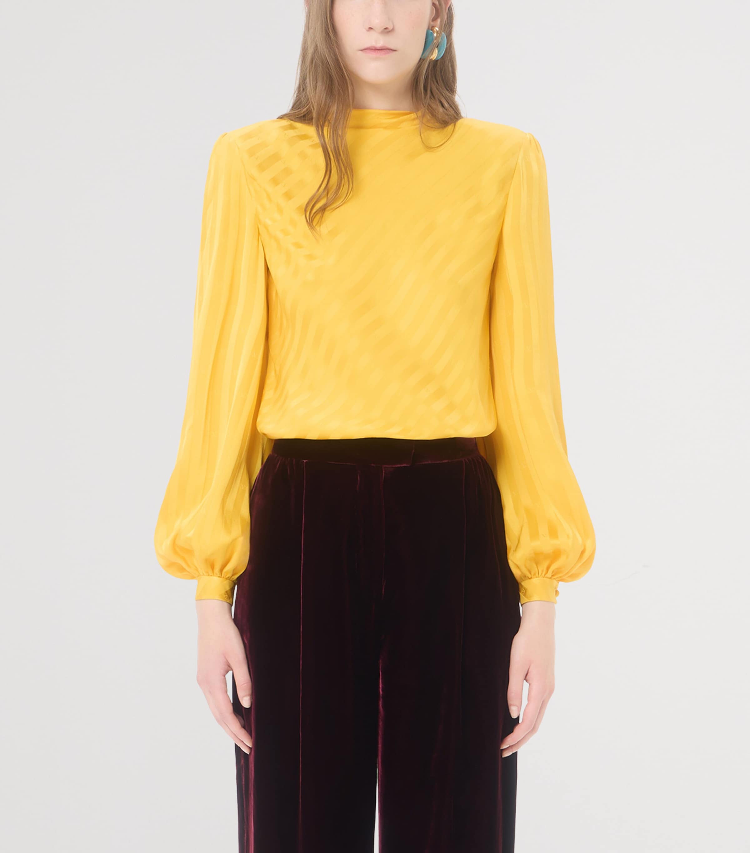 Valentino Womens Silk Blouse Qny Image 3