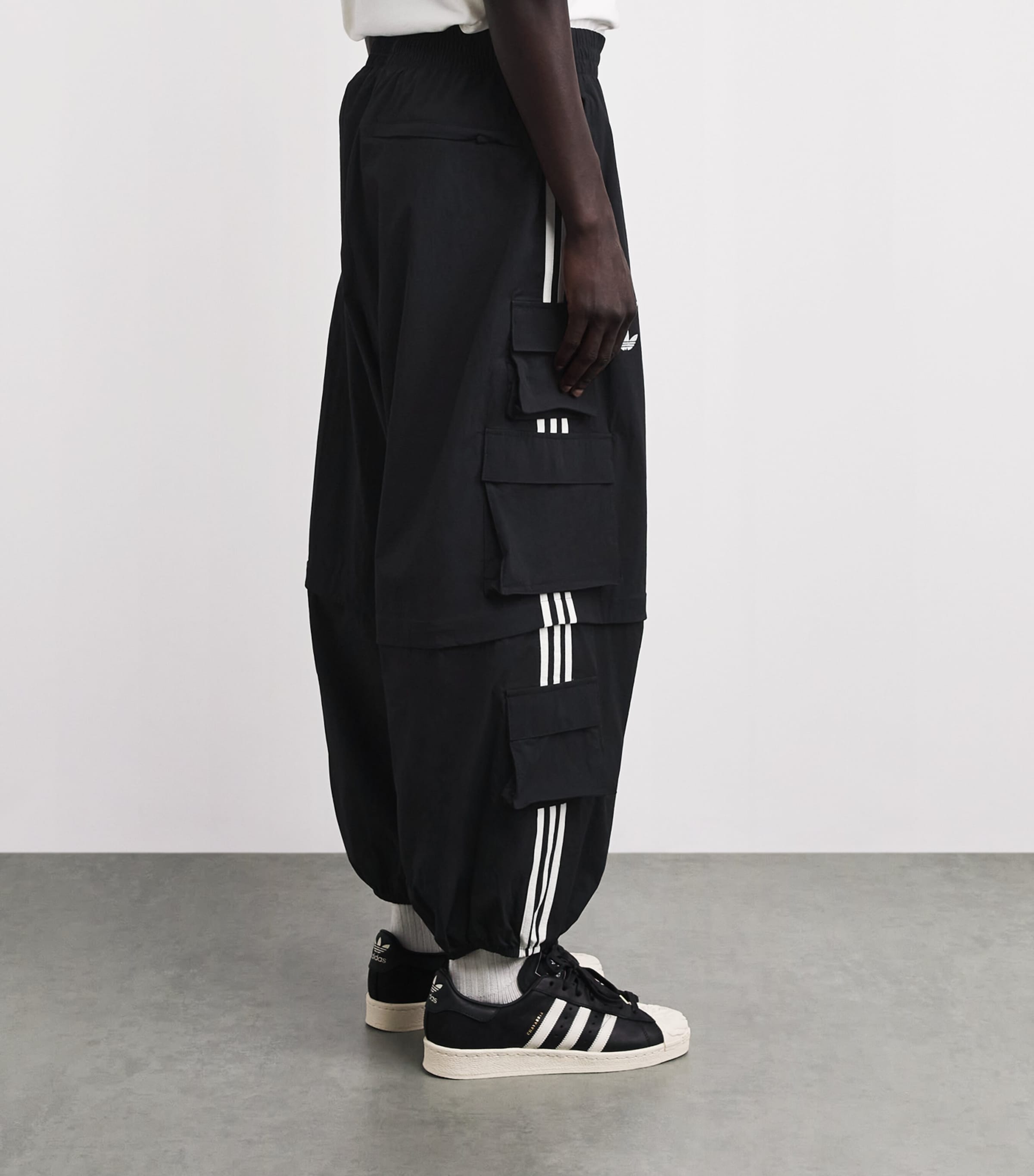 Willy Chavarria Black x adidas Originals Cargo Trousers | Harrods US