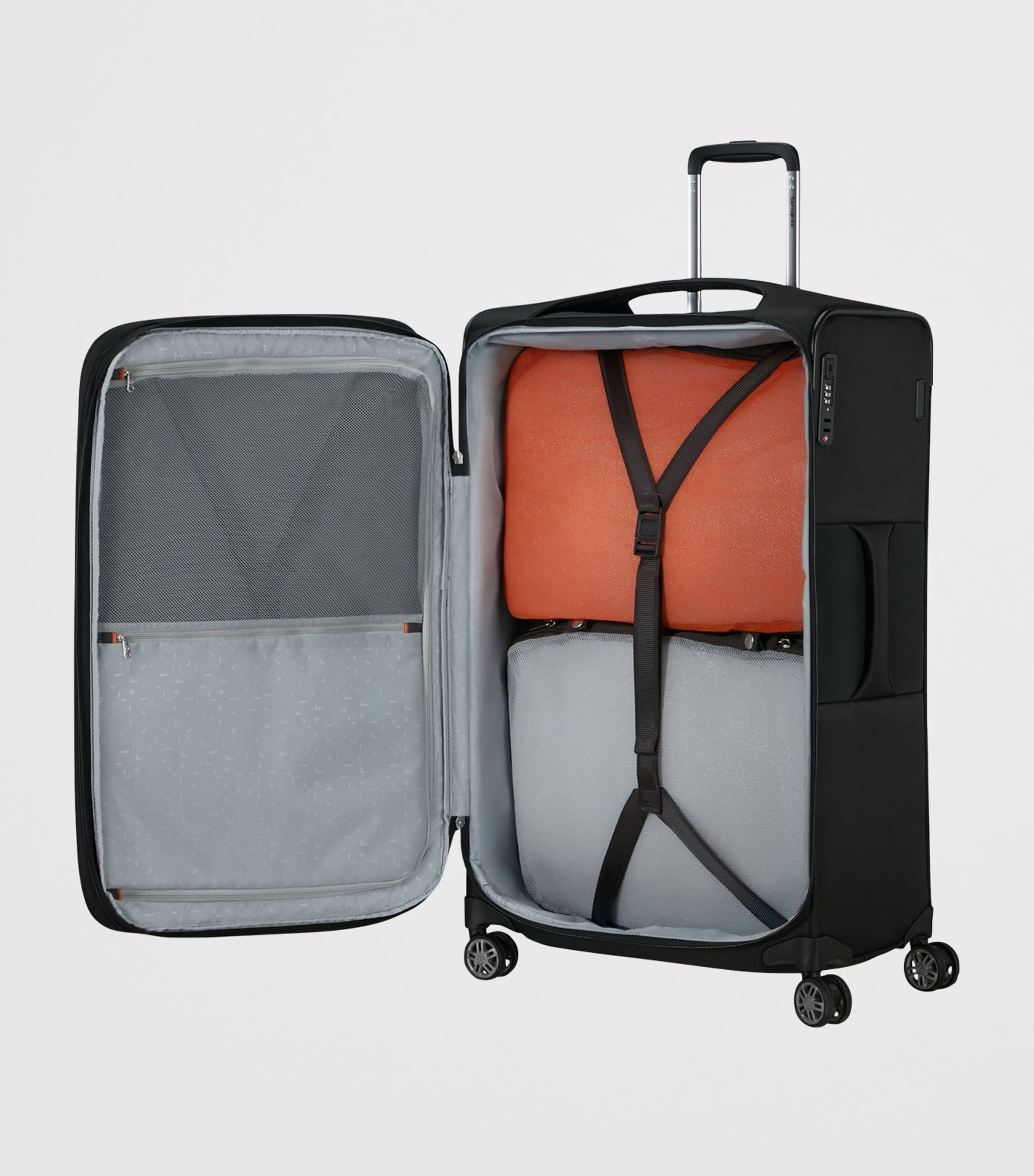 Expandable Re-Lite Spinner Suitcase (78cm) BLACK 1041 Image 5