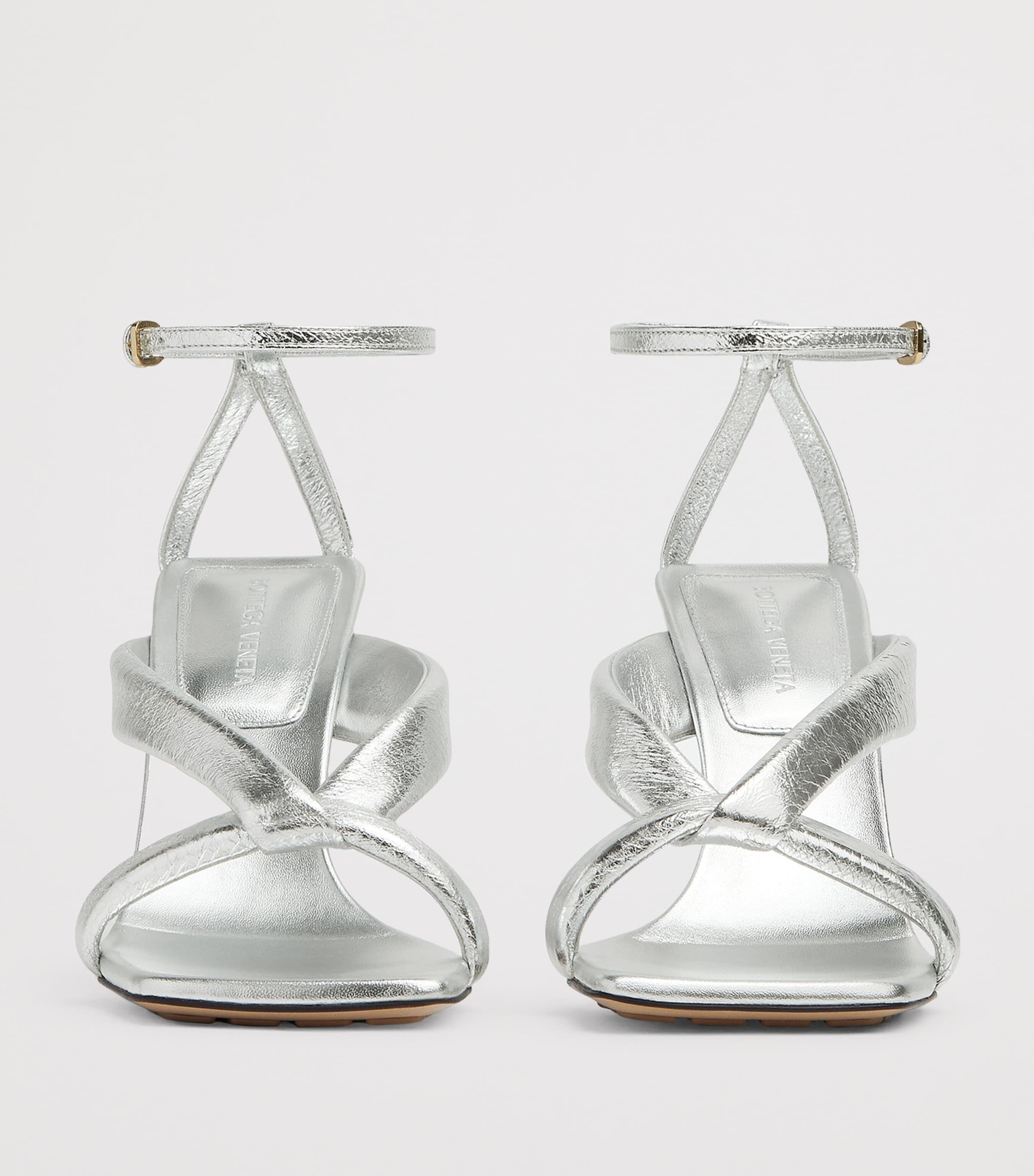 Metallic Leather Riva Sandals 90 1414 Image 3