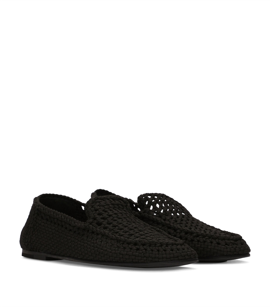Mesh Loafers 80999-BLACK Image 4