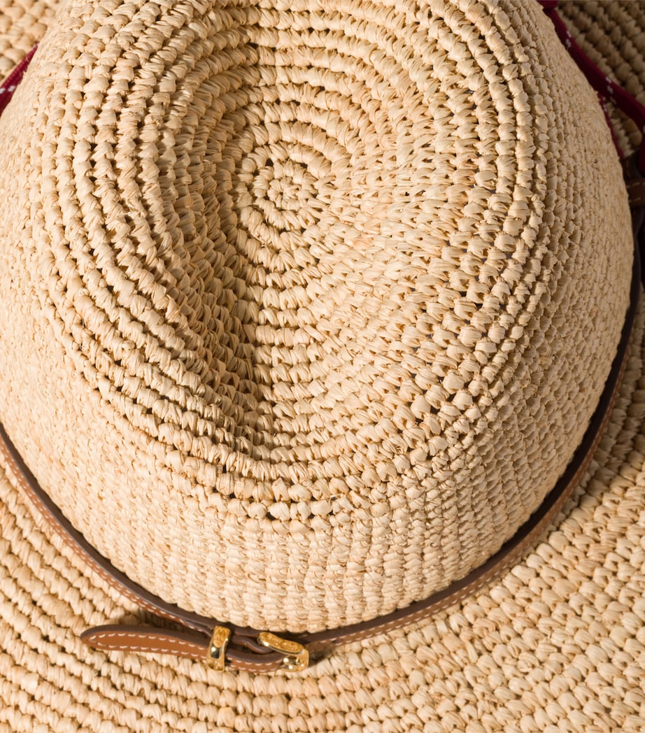 Miu Miu Raffia Wide-Brim Hat Image 2