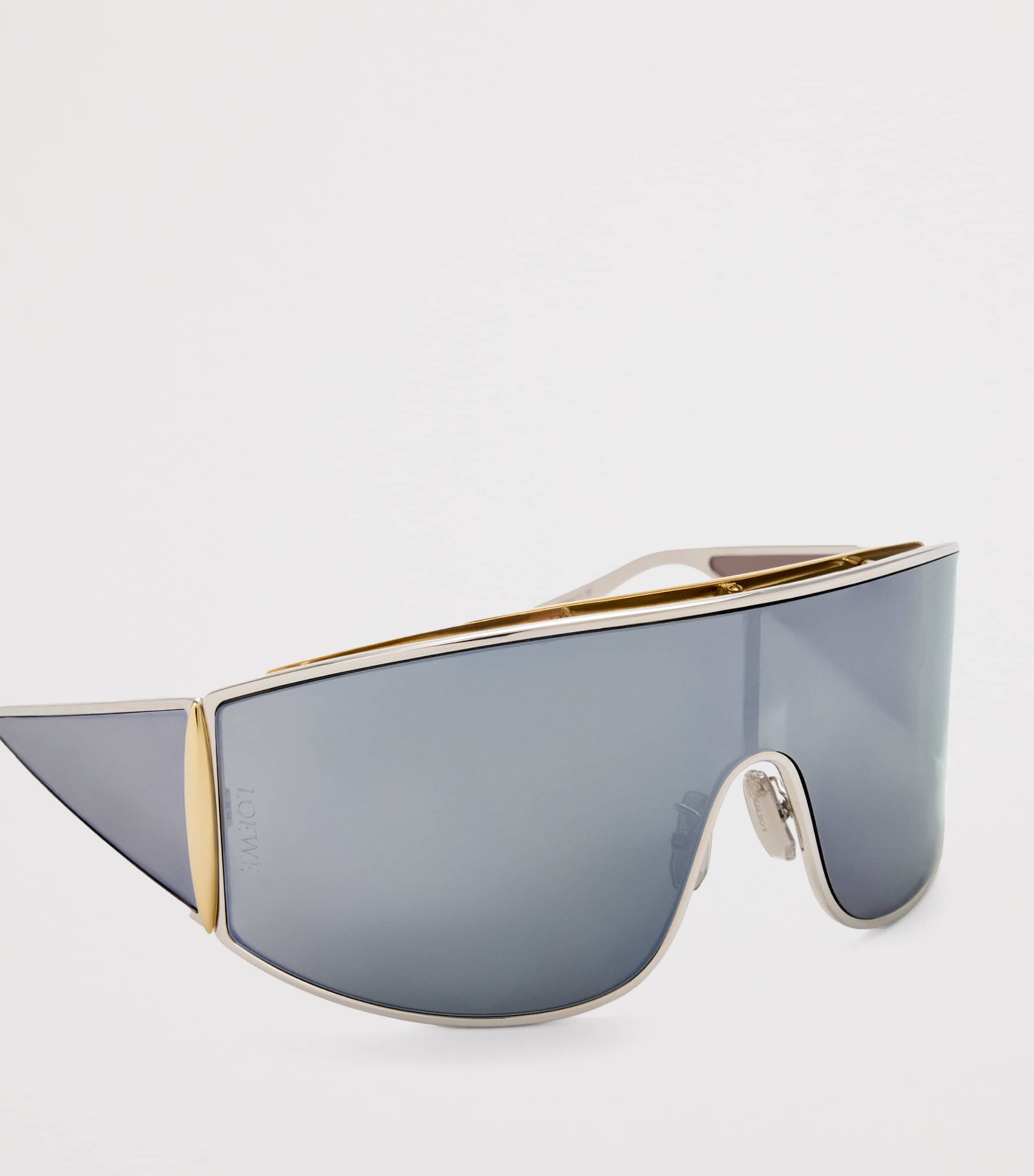 Metal Speed Shield Sunglasses SILVER/GOLD Image 3
