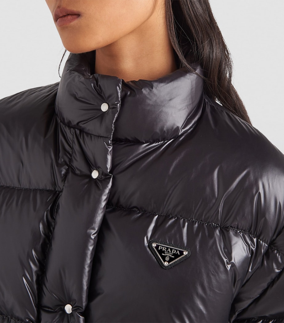 Crop Re-Nylon Puffer Jacket F0002 Image 5