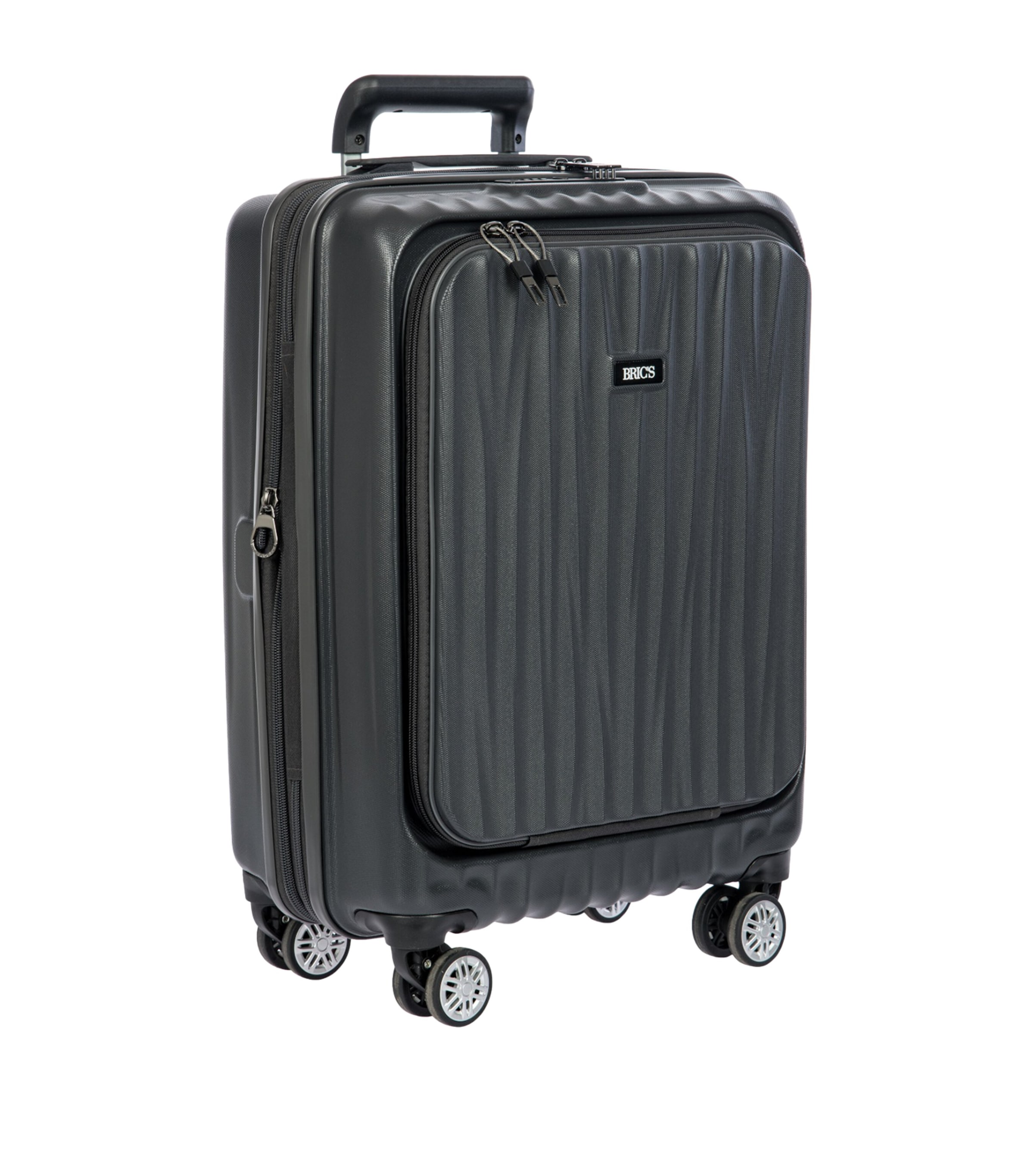 Cervia Front-Pocket Suitcase (55cm) DARK GREY Image 2