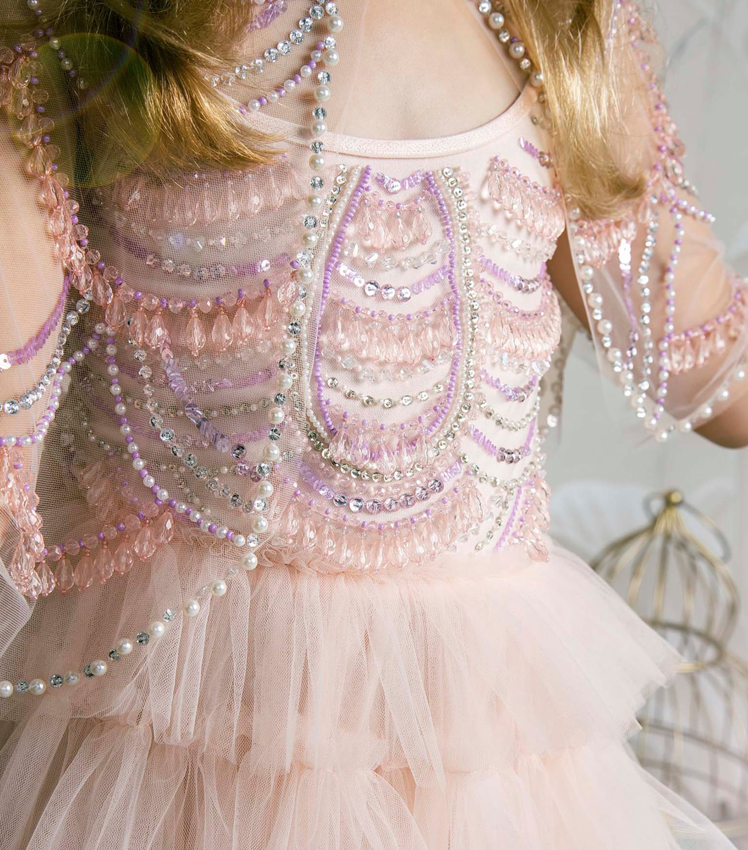 Tutu Du Monde Embellished Blushing Horizon Cape Pearl Image 3