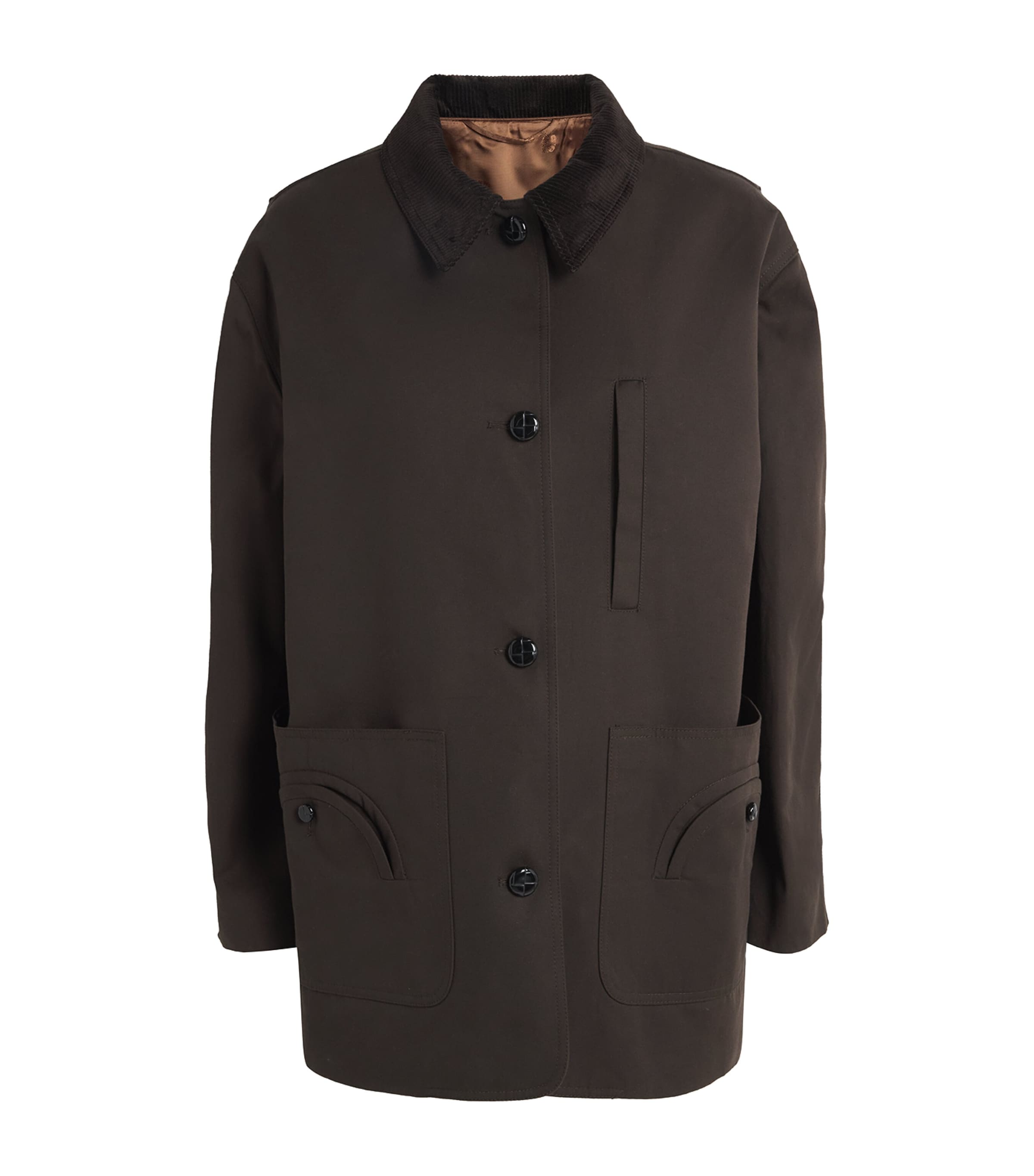 Cotton Clelia Jacket M004 COCOA Image 1