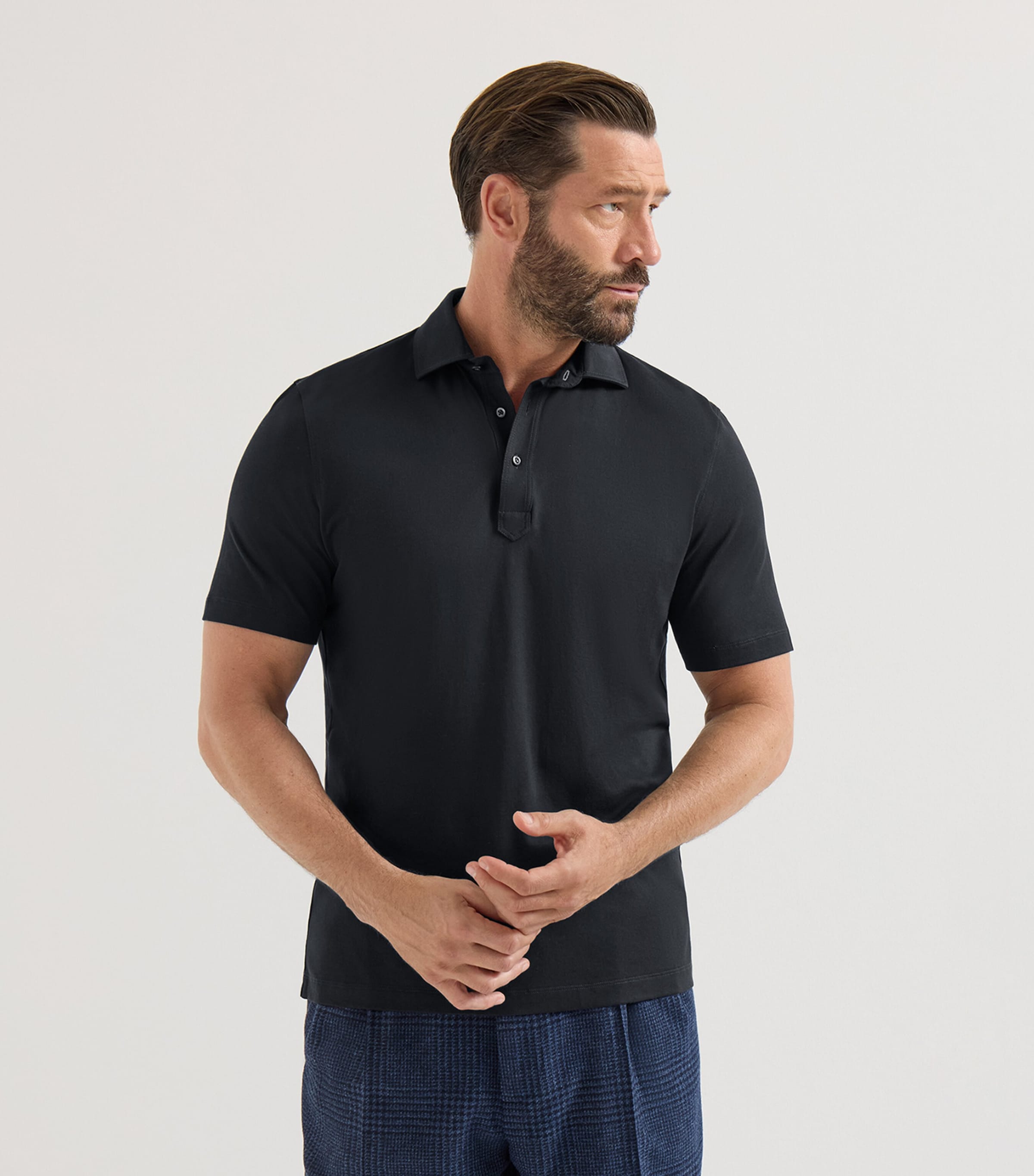 Brunello Cucinelli Mens Cotton Polo Shirt Image 4