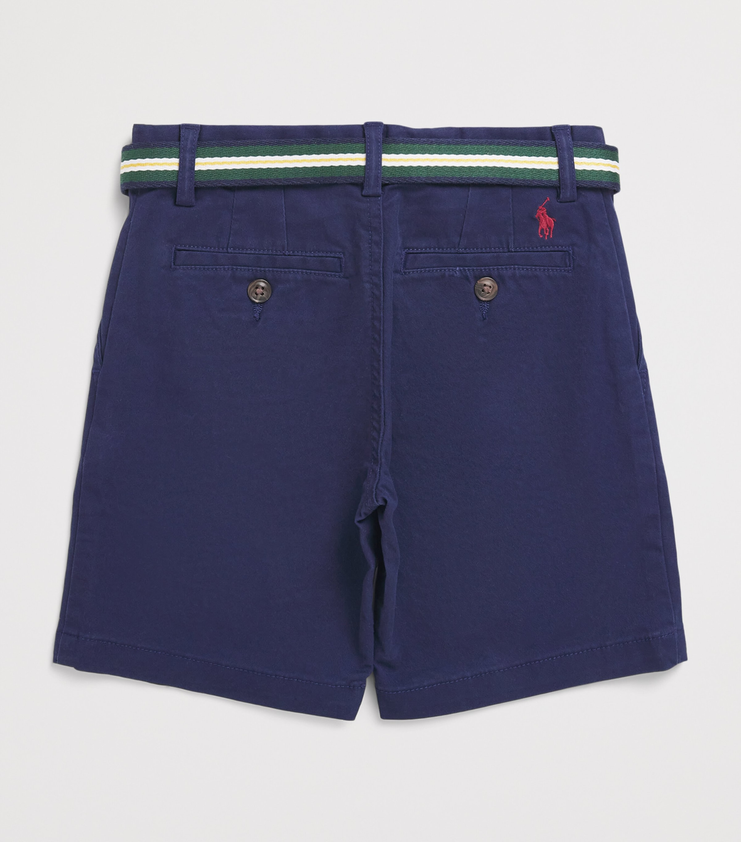 Ralph Lauren Kids Cotton Bedford Shorts (7-14 Years) Newport Navy Image 2