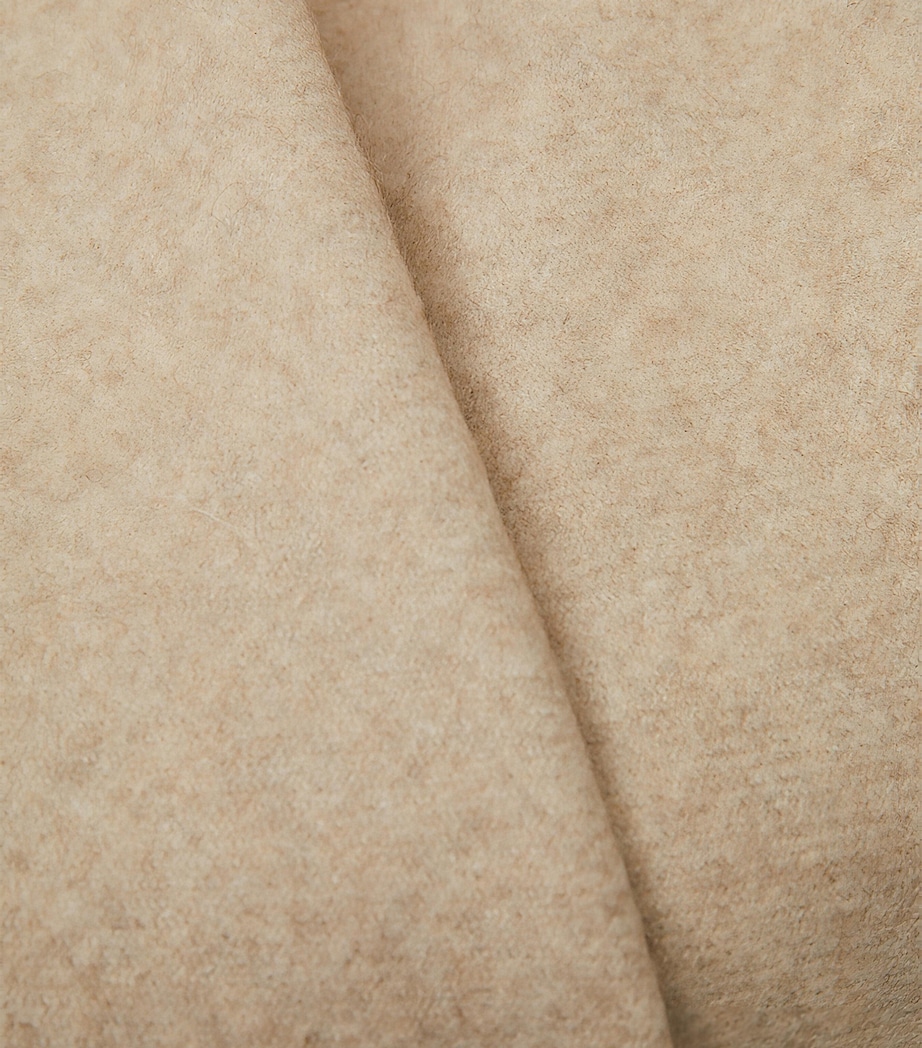 Cashmere Uno Throw (200cm x 145cm) BEIGE Image 3