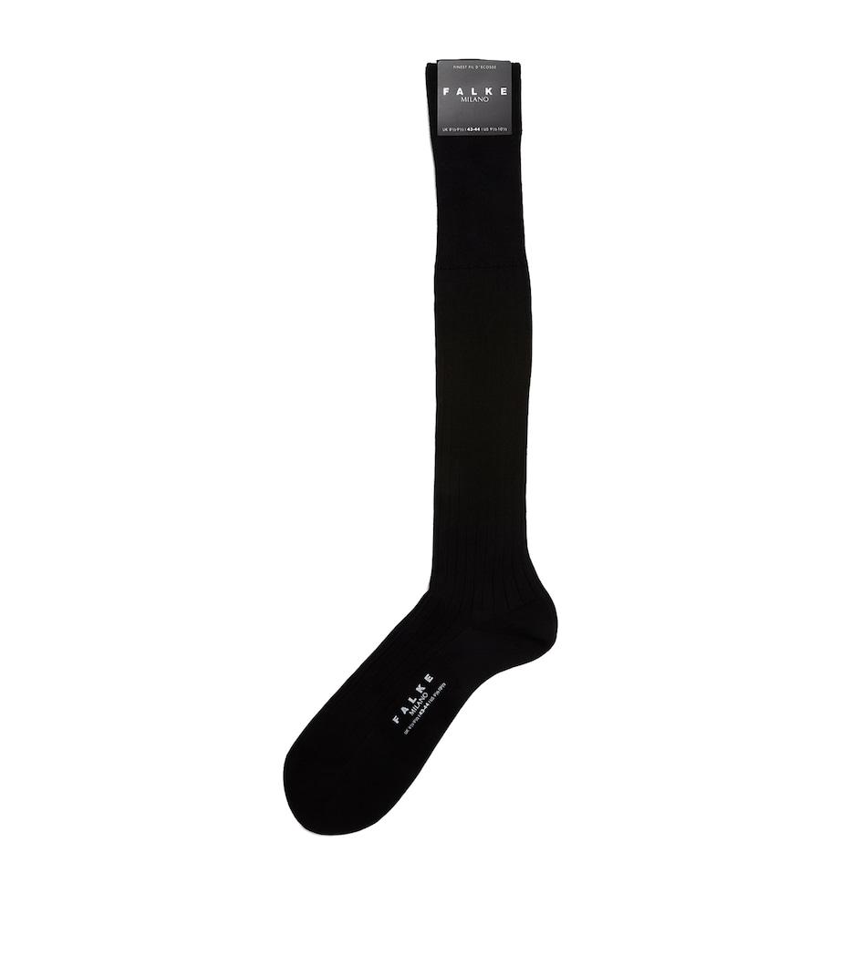 Milano Knee-High Socks 3000 - BLACK Image 1