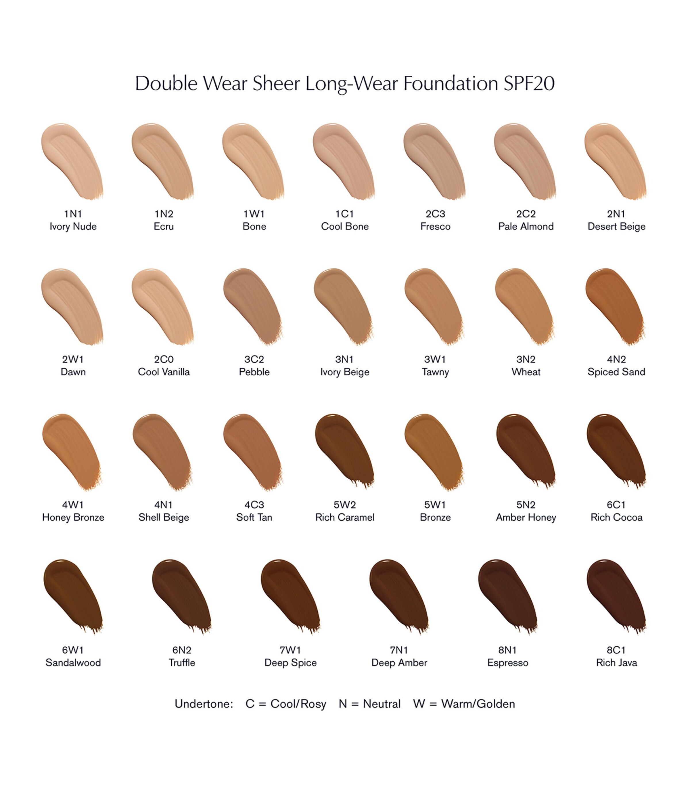 Estée Lauder Double Wear Sheer Long-Wear Foundation SPF20 (30ml) Tawny Image 6