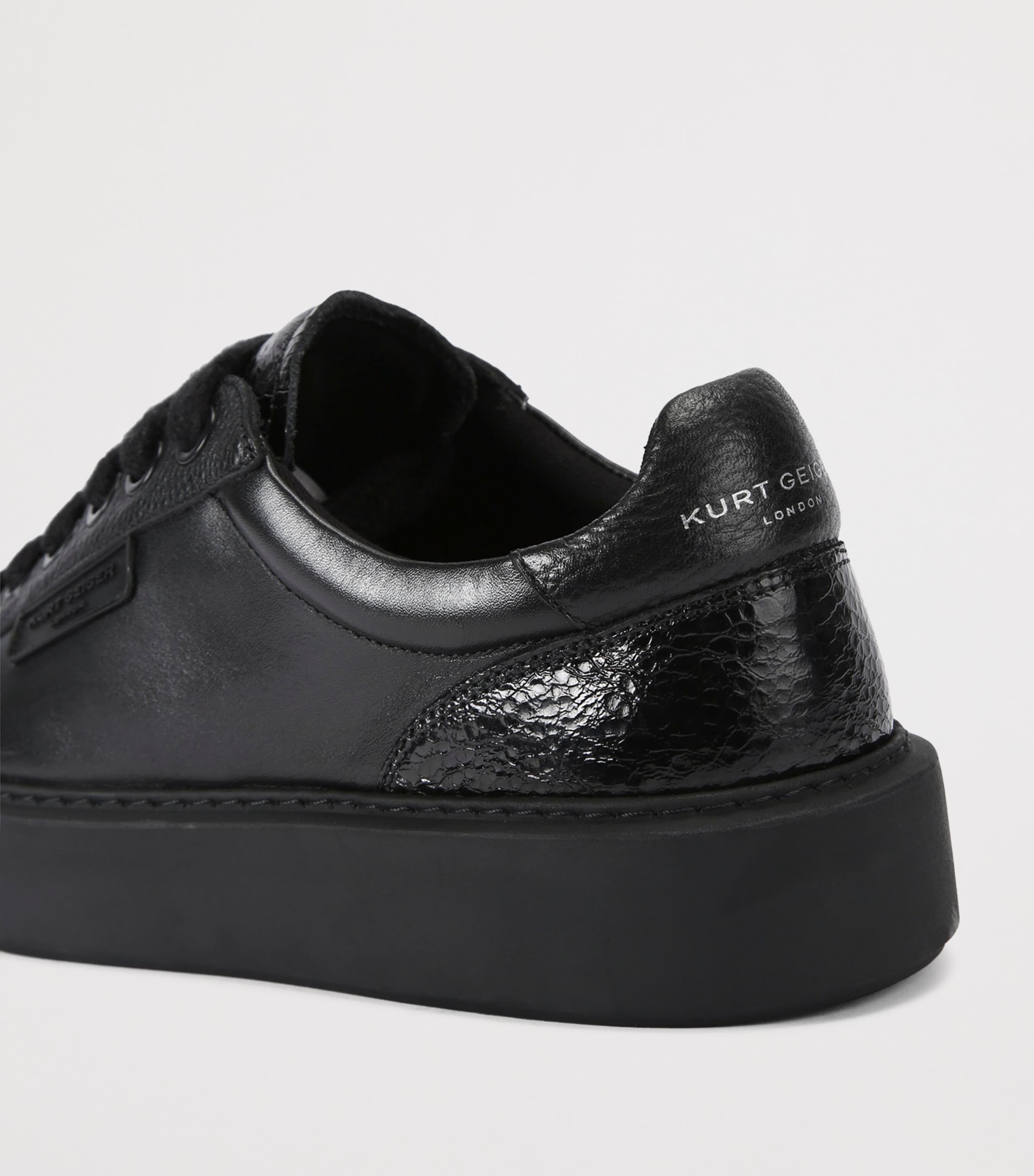 Leather Albion Sneakers BLACK Image 2