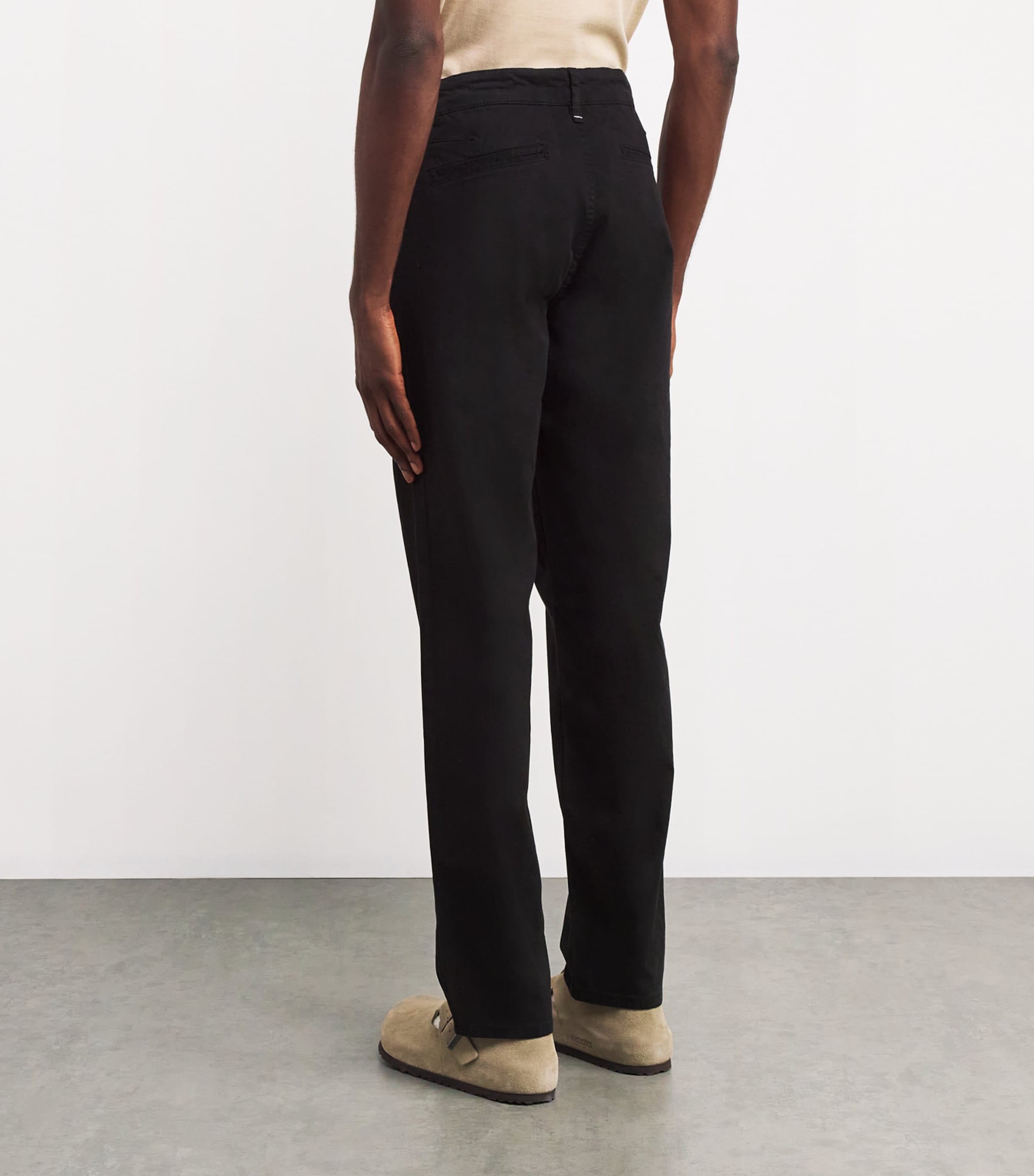 Stretch-Cotton Chinos BLACK Image 4