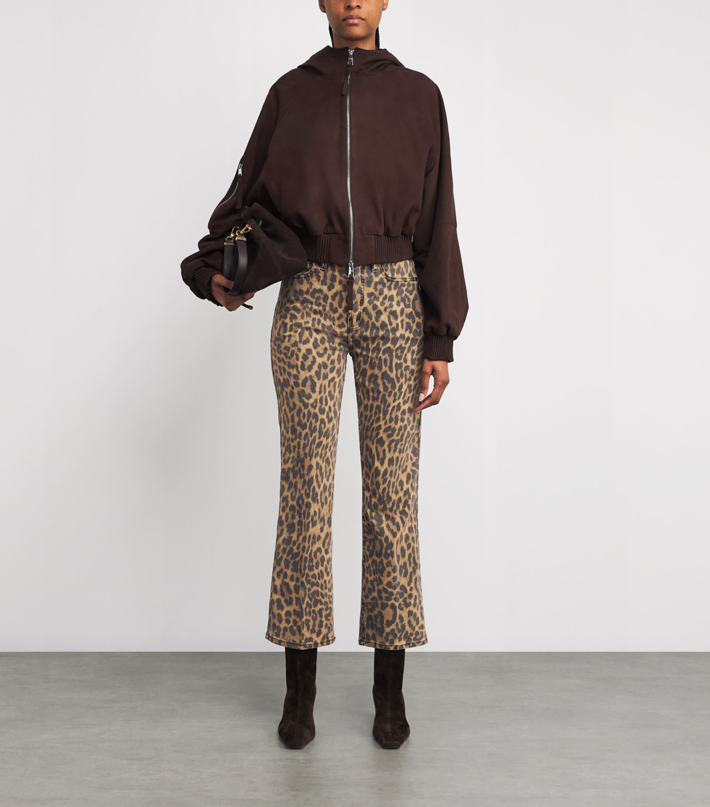 Leopard Good Standard Kick Flare Jeans LUCKY LEOPARD001 Image 2