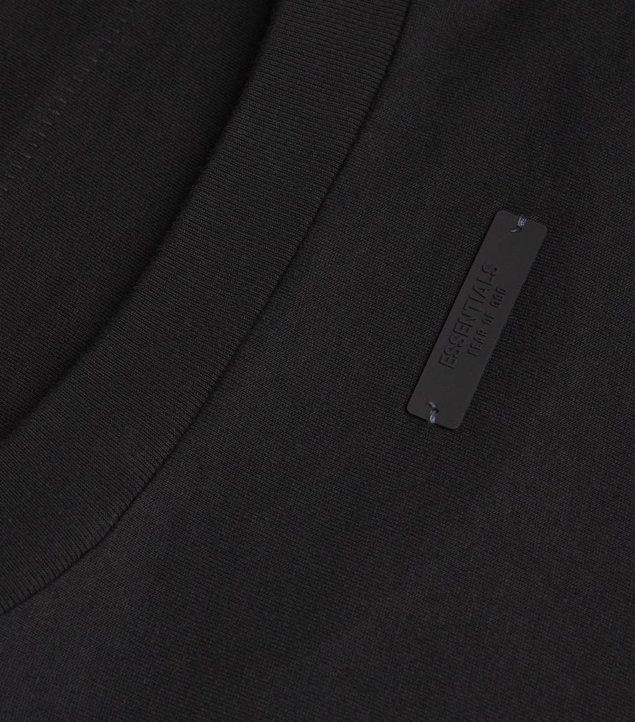 Cotton University Crest Logo T-Shirt BLACK Image 5