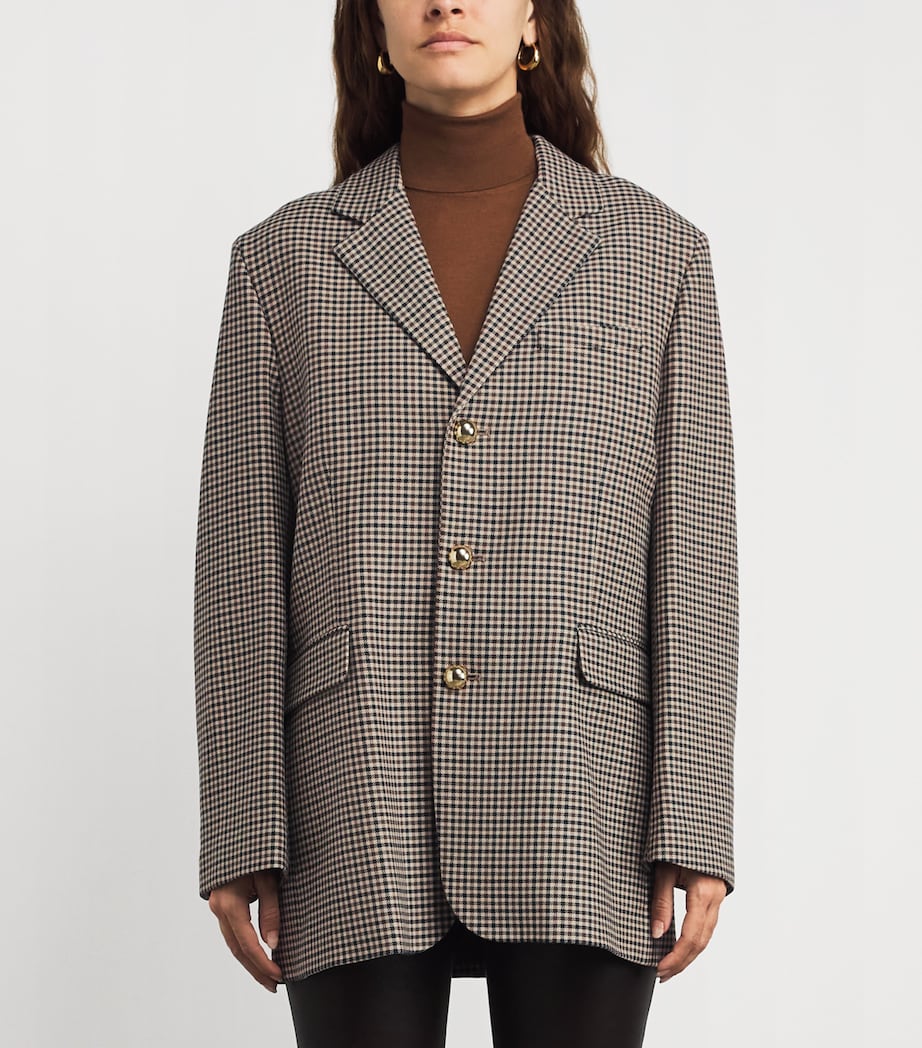 The Houndstooth Blazer NAVY MULTI Image 3