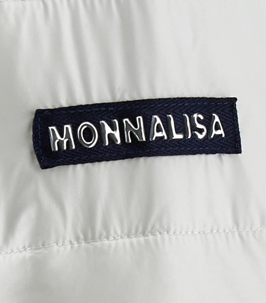 Padded Bomber Jacket (4-14 Years) BIANCO + BLU Image 4