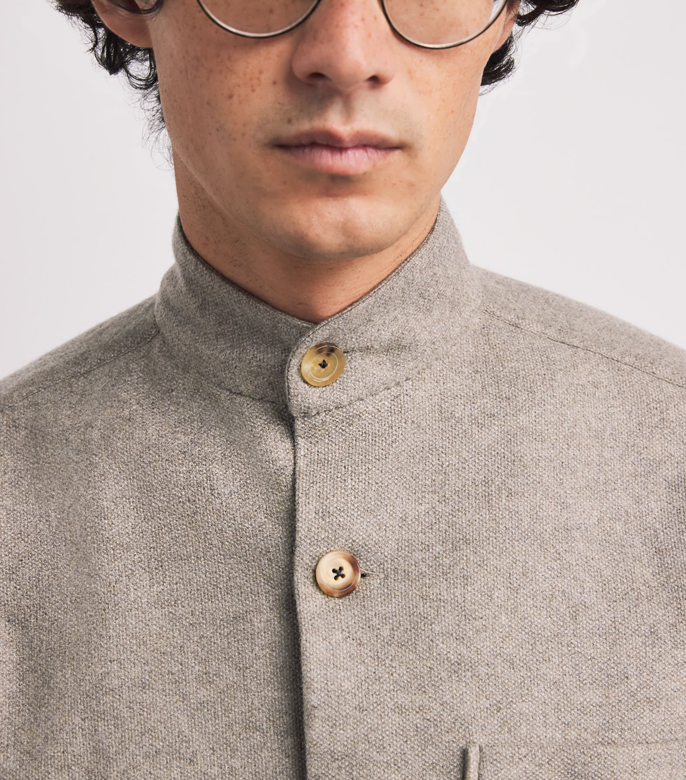 Cashmere Overshirt NATURAL Image 6