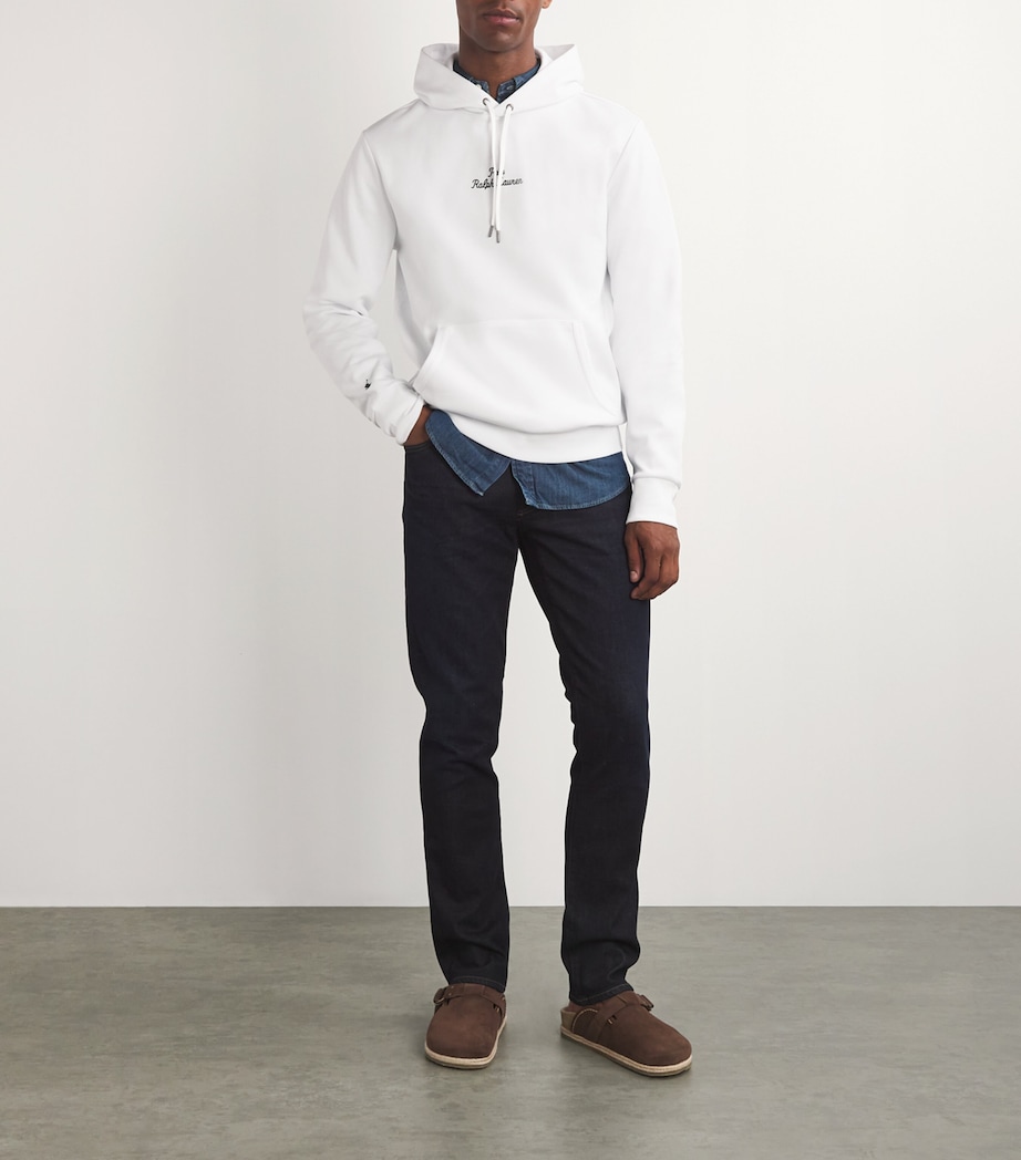 Polo Ralph Lauren White Chain Logo Hoodie Harrods US