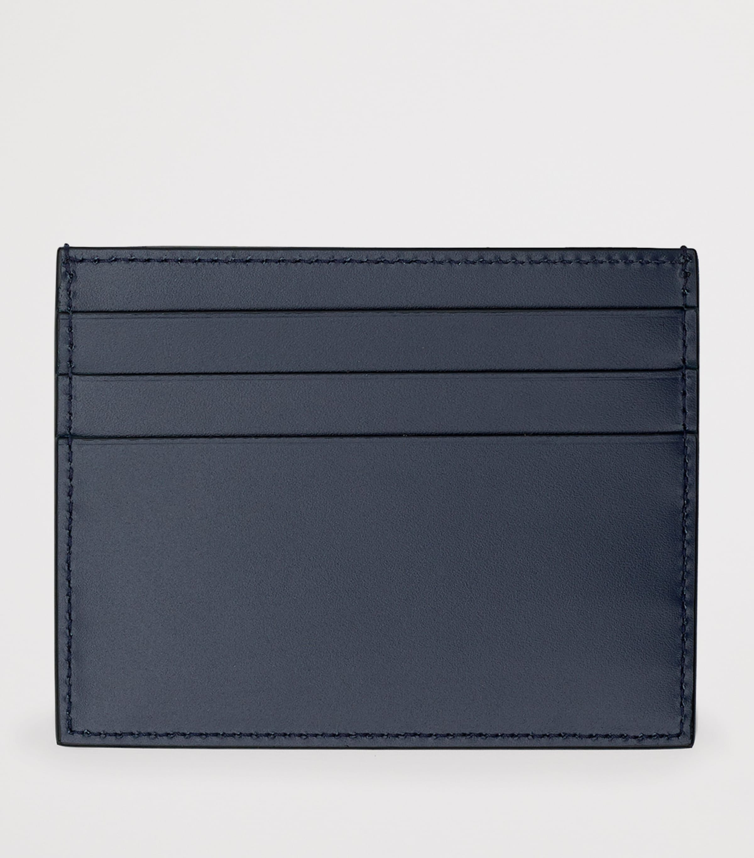 Swaine Leather Card Holder Navy Image 2