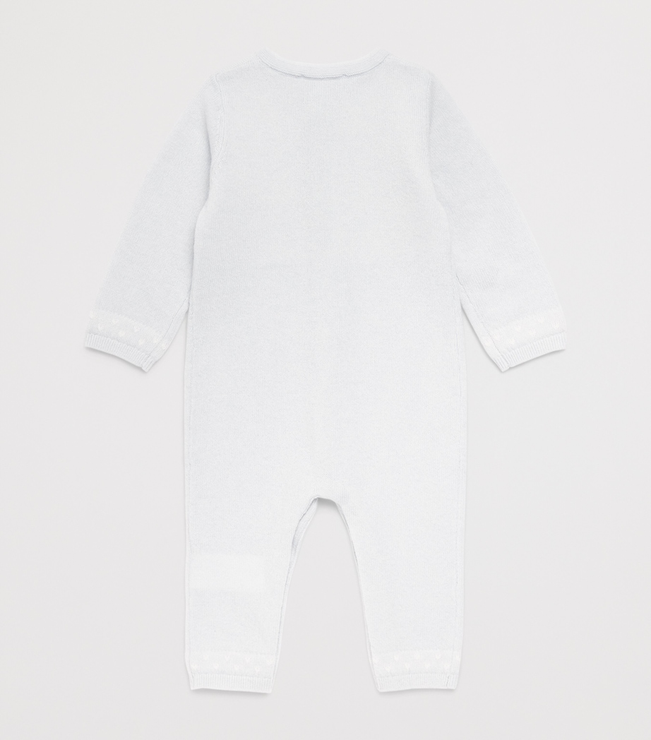 Tartine et Chocolat Wool-Cashmere Playsuit (1-24 Months) Ciel Image 2