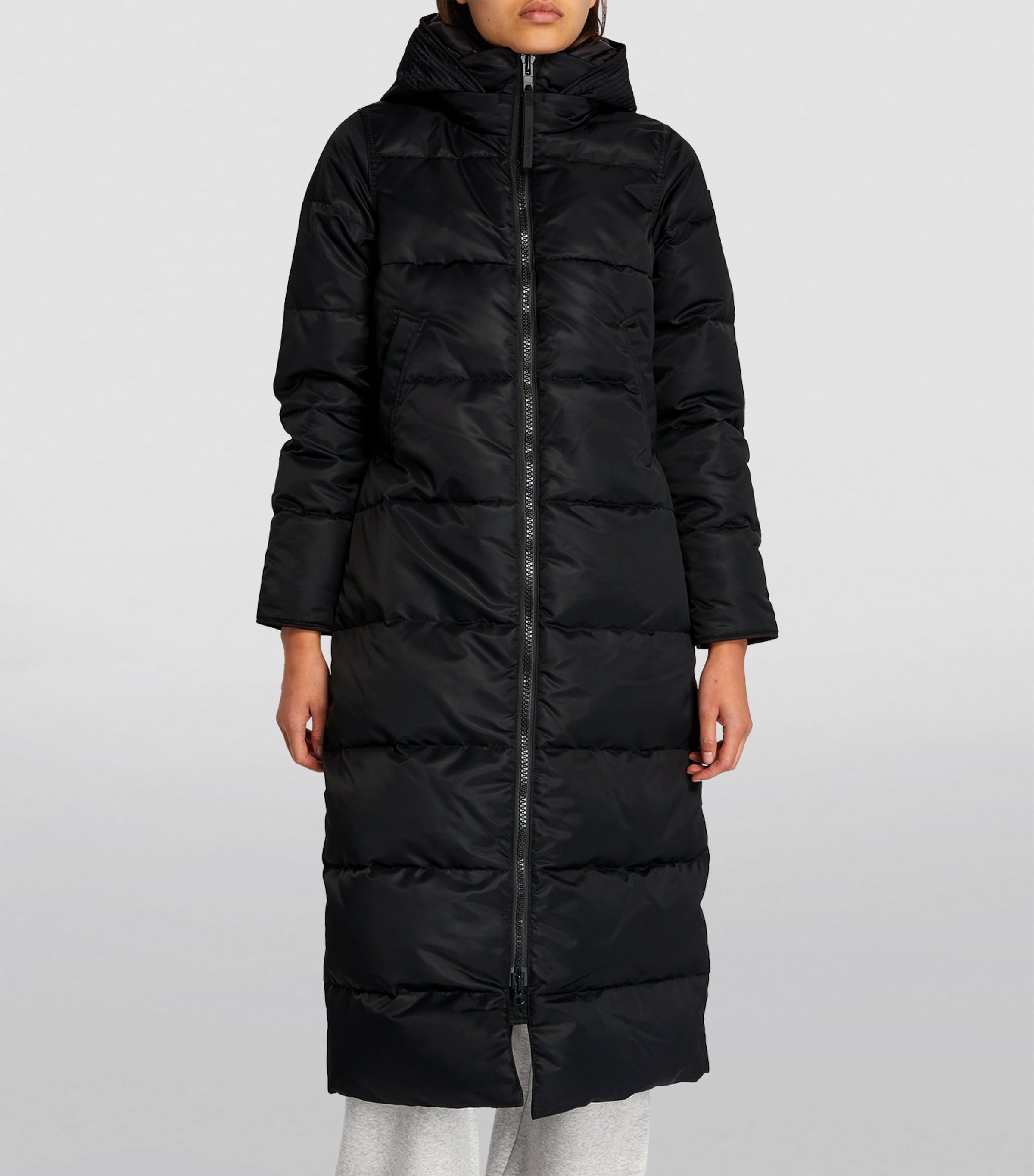 Canada Goose Black Mystique Hooded Parka | Harrods US