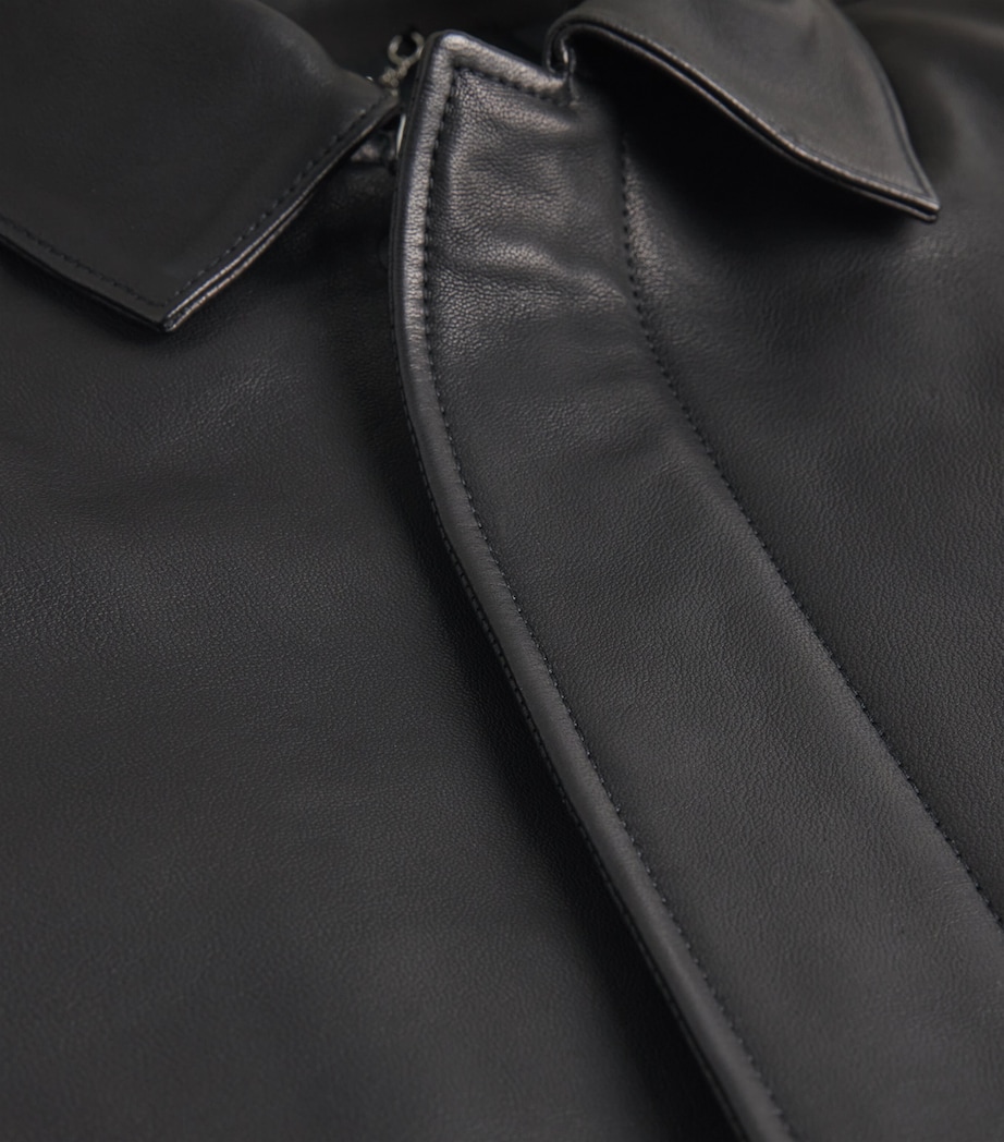 Leather Landon Jacket BLACK Image 5
