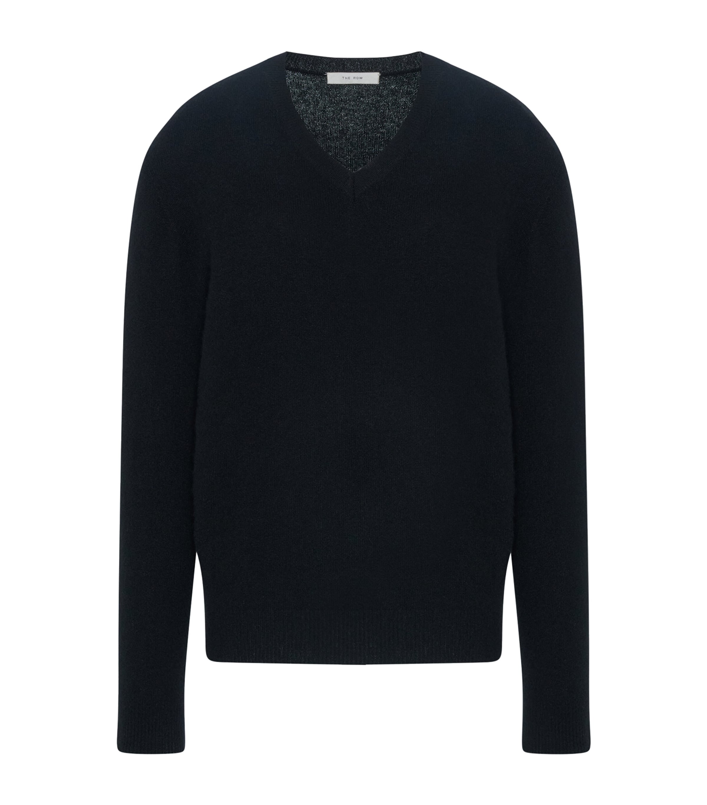 The Row Womens Numi Goat Cashmere Sweater Black Image 1