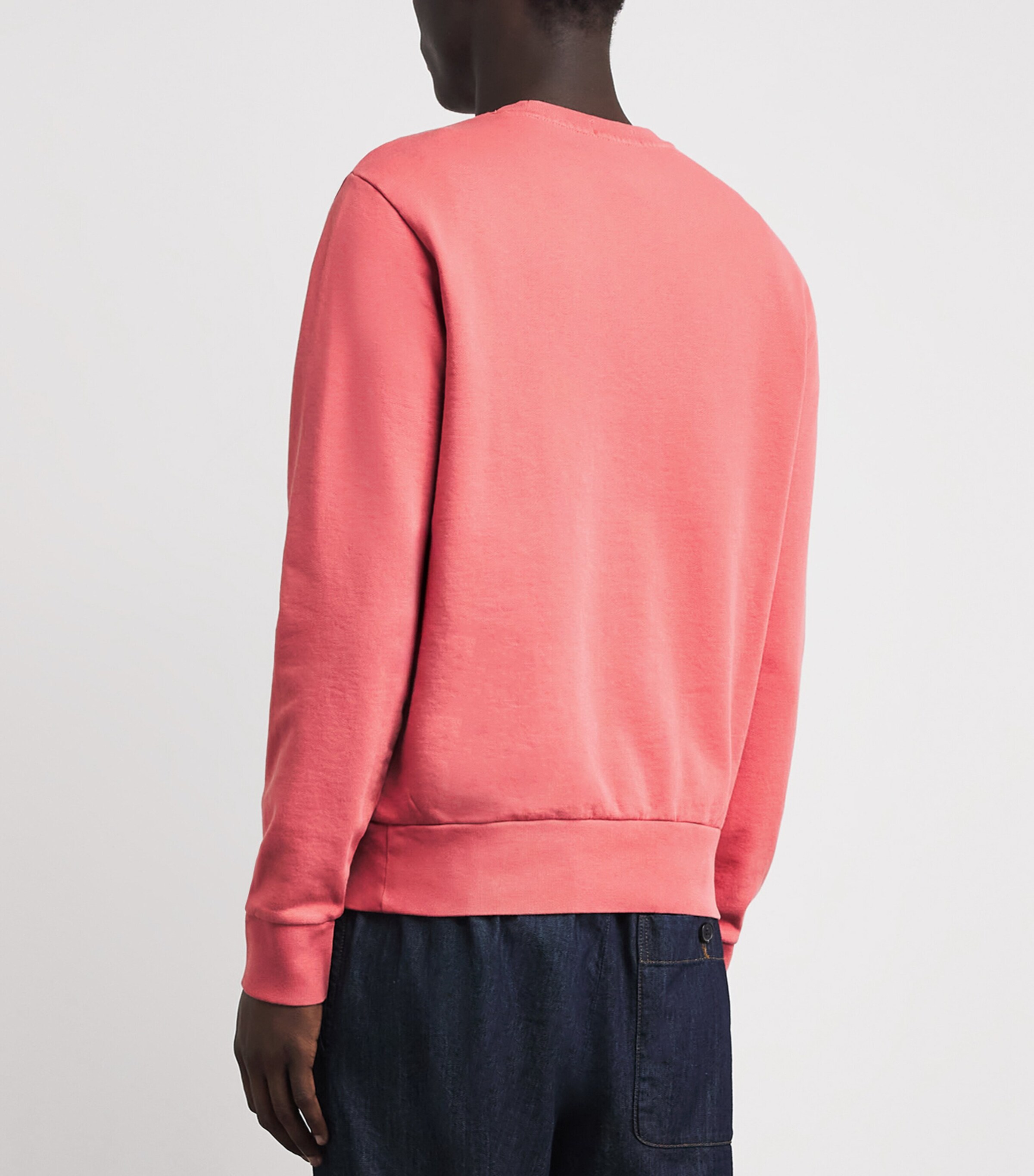 Polo Ralph Lauren Mens Cotton Loopback Fleece Sweatshirt Red Sky Image 5