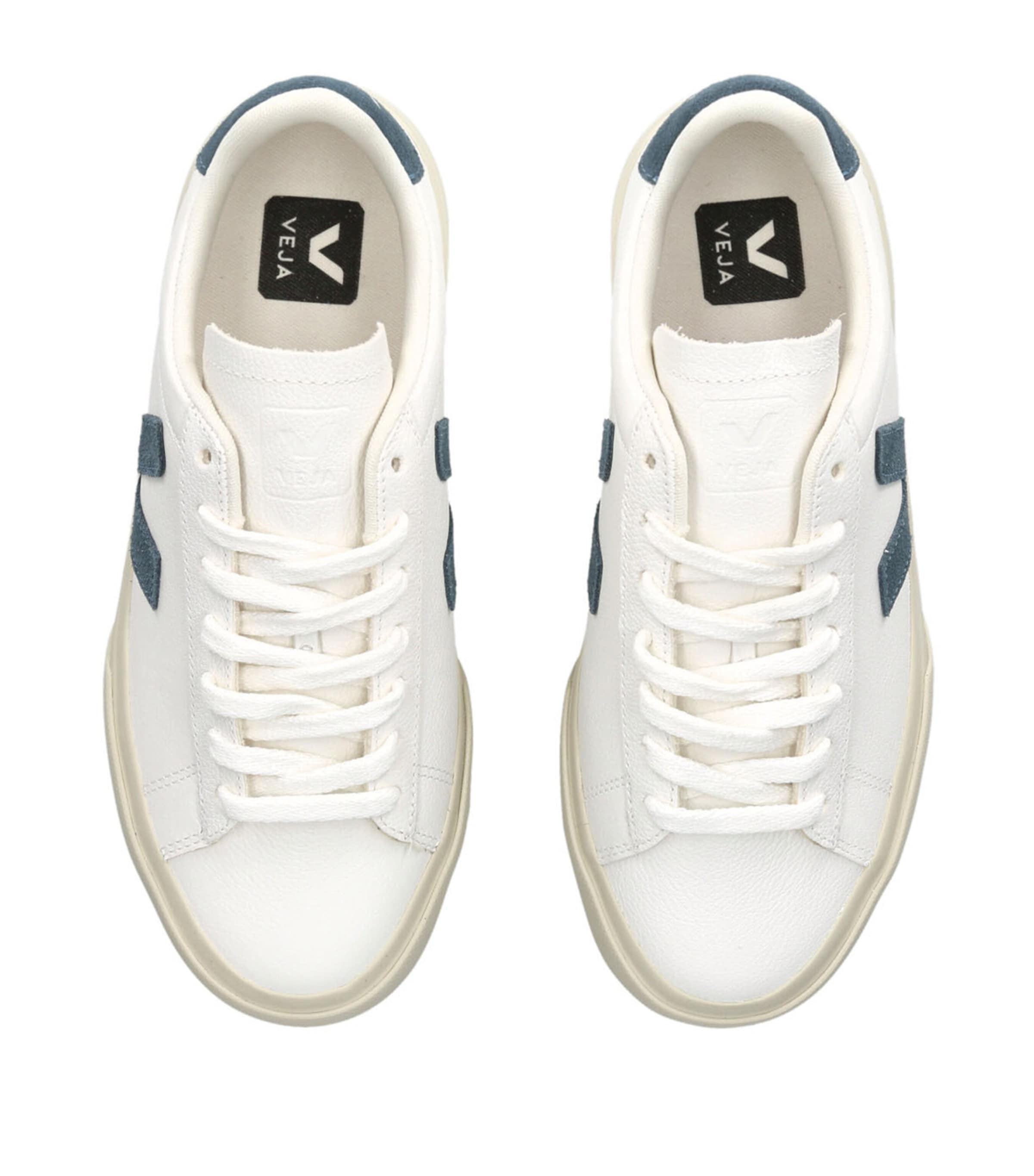 Low-Top Campo Sneakers WHITE/NAVY Image 4