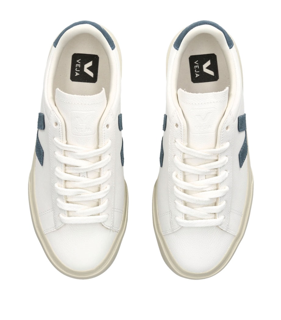 Low-Top Campo Sneakers WHITE/NAVY Image 4