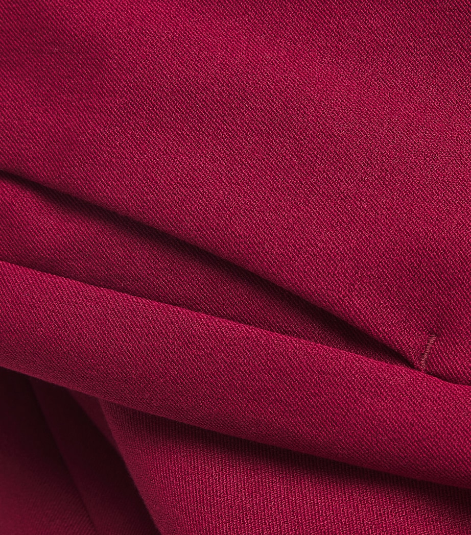 Gabardine Stretch Tafira Trousers RUBY Image 5