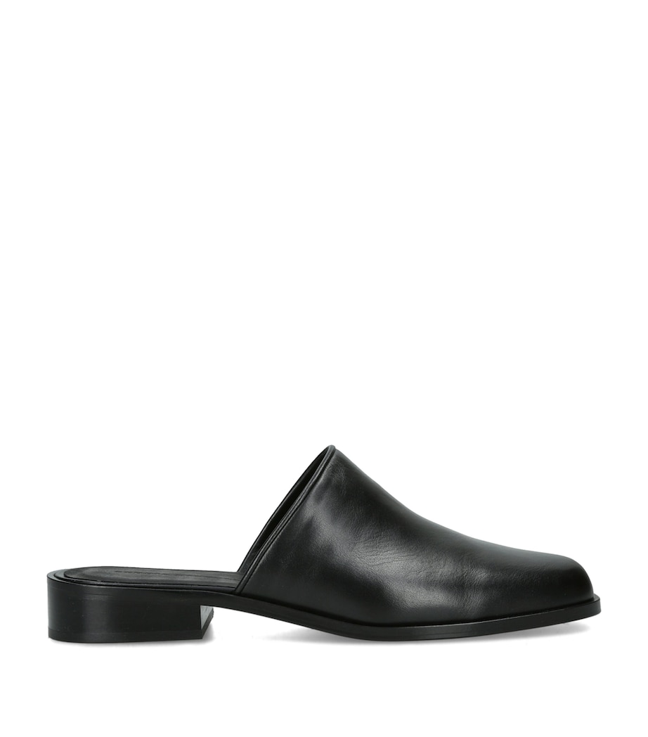 Studio Nicholson Soft Leather Mules Black Image 1