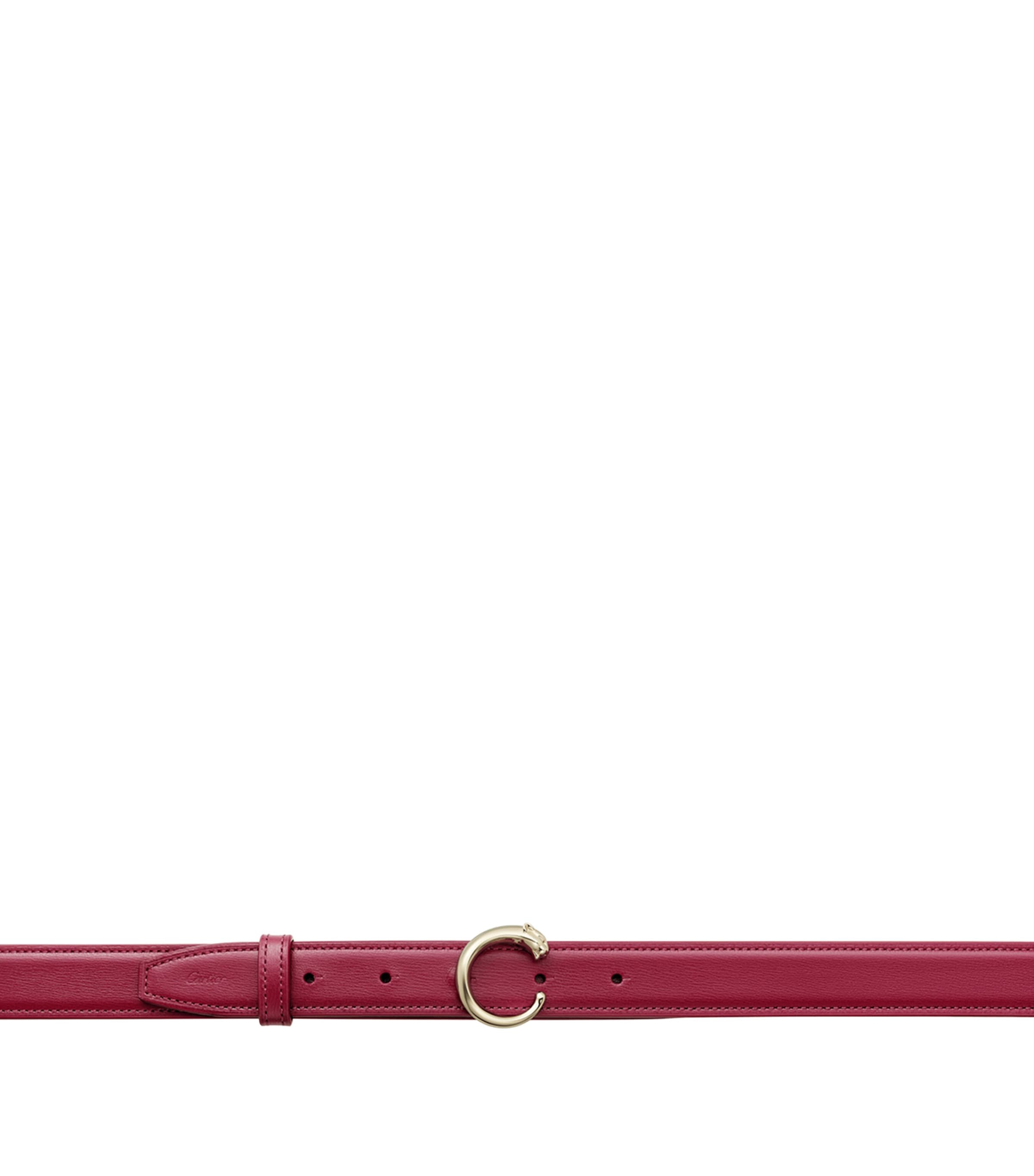 Cartier Leather Panthère de Cartier Belt (95cm) Red Image 2
