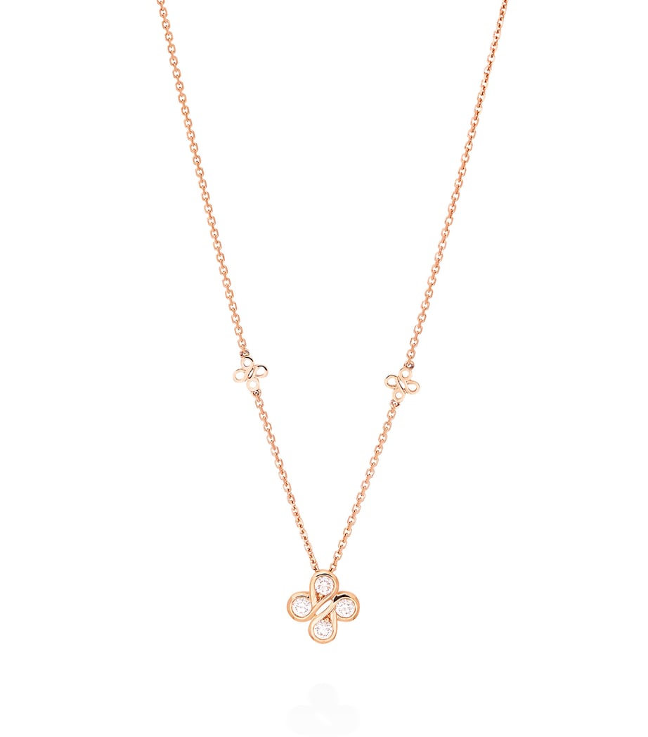 Rose Gold and Diamond Be Boodles Pendant ROSE GOLD Image 1