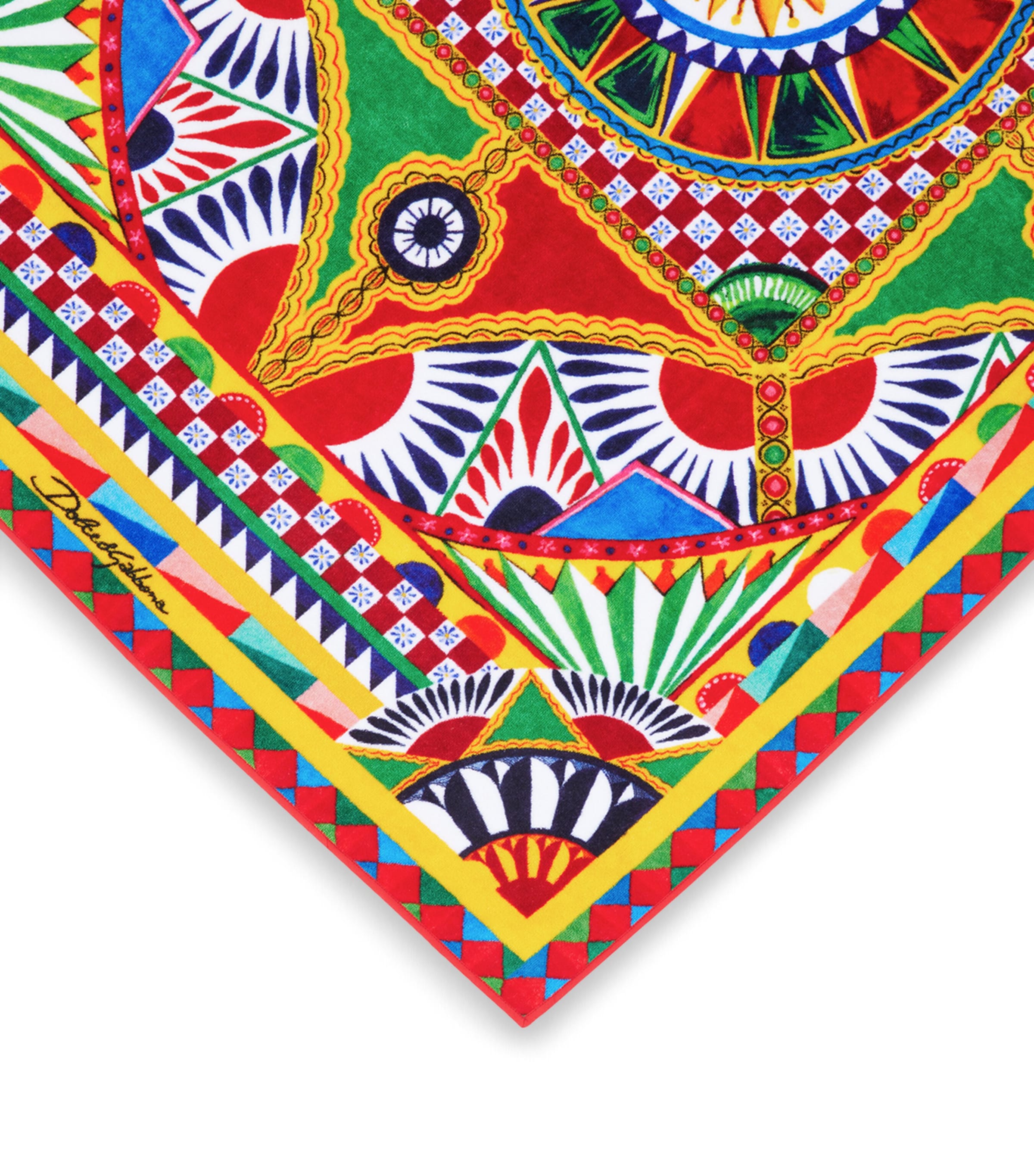 Carretto Siciliano Bath Towel (100cm x 150cm) UC095SOLE/CARRETTO Image 3