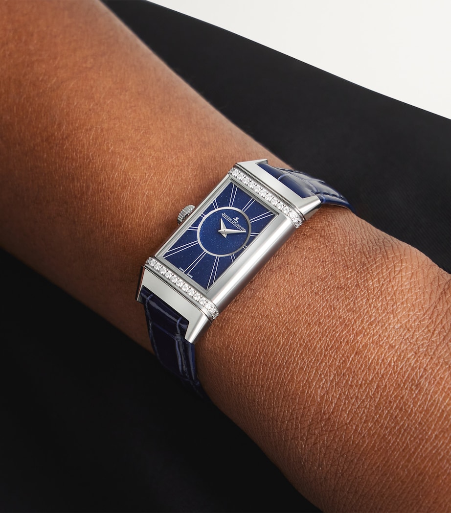 Stainless Steel and Diamond Reverso One Duetto Watch 20mm STAINLESS STEEL Image 6