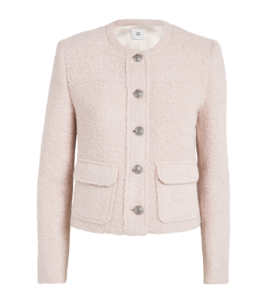 Alpaca-Cashmere Brushed Bouclé Lana Jacket BLUSH Image 1