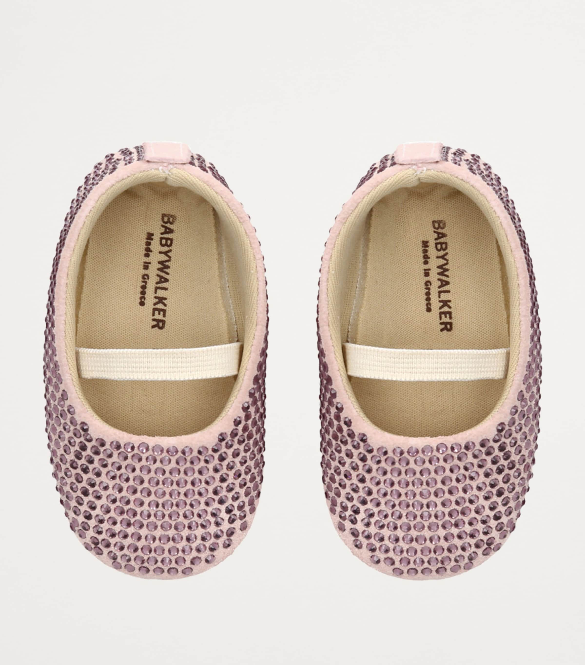 Crystal-Embellished Mary Janes PINK Image 4