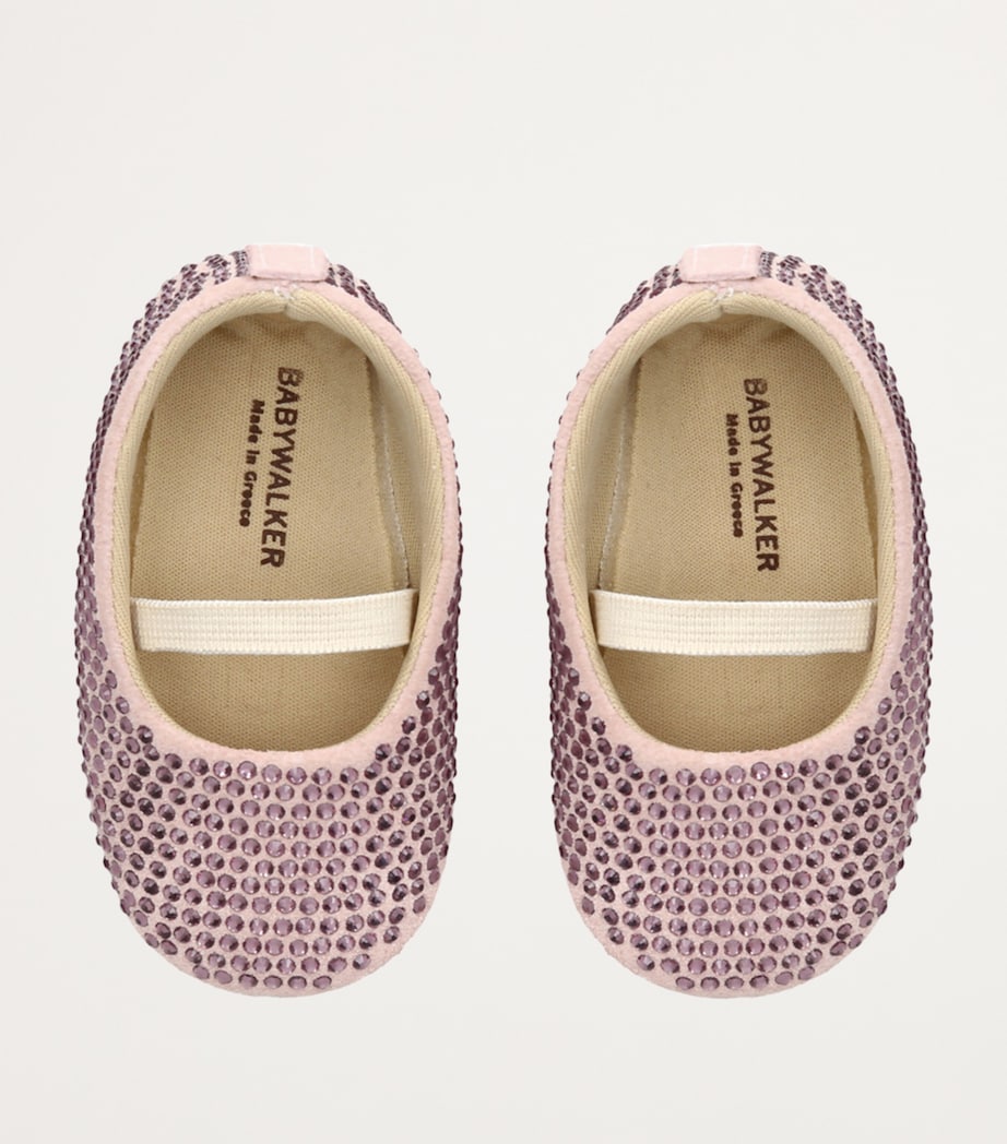 Crystal-Embellished Mary Janes PINK Image 4