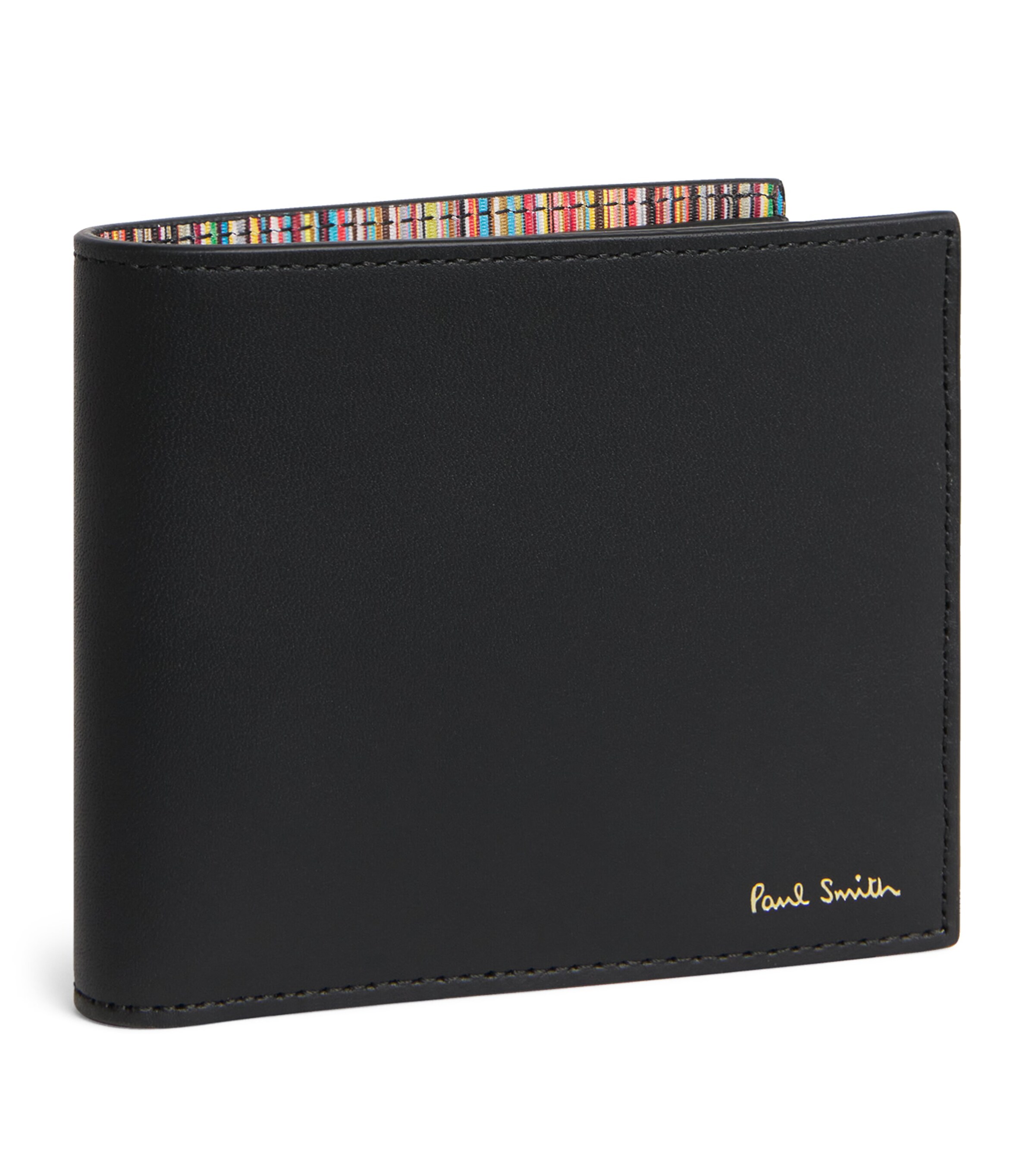 Paul Smith Leather Signature Stripe Interior Billfold Wallet